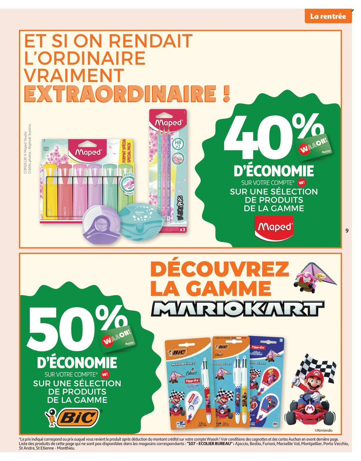 Catalogue AUCHAN - Rentrée des classes : c'est bon de rentrer moins cher (2025-08-19 - 2025-09-07)