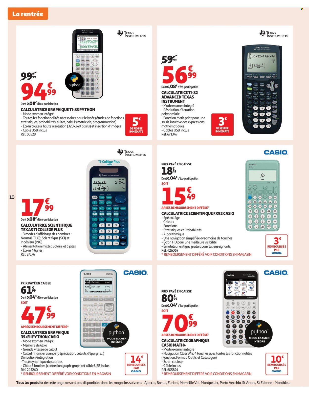 Catalogue AUCHAN - Rentrée des classes : c'est bon de rentrer moins cher (2025-08-19 - 2025-09-07)