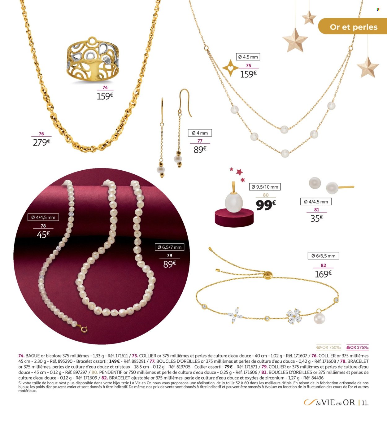 Catalogue AUCHAN - Bijoux pour les fêtes