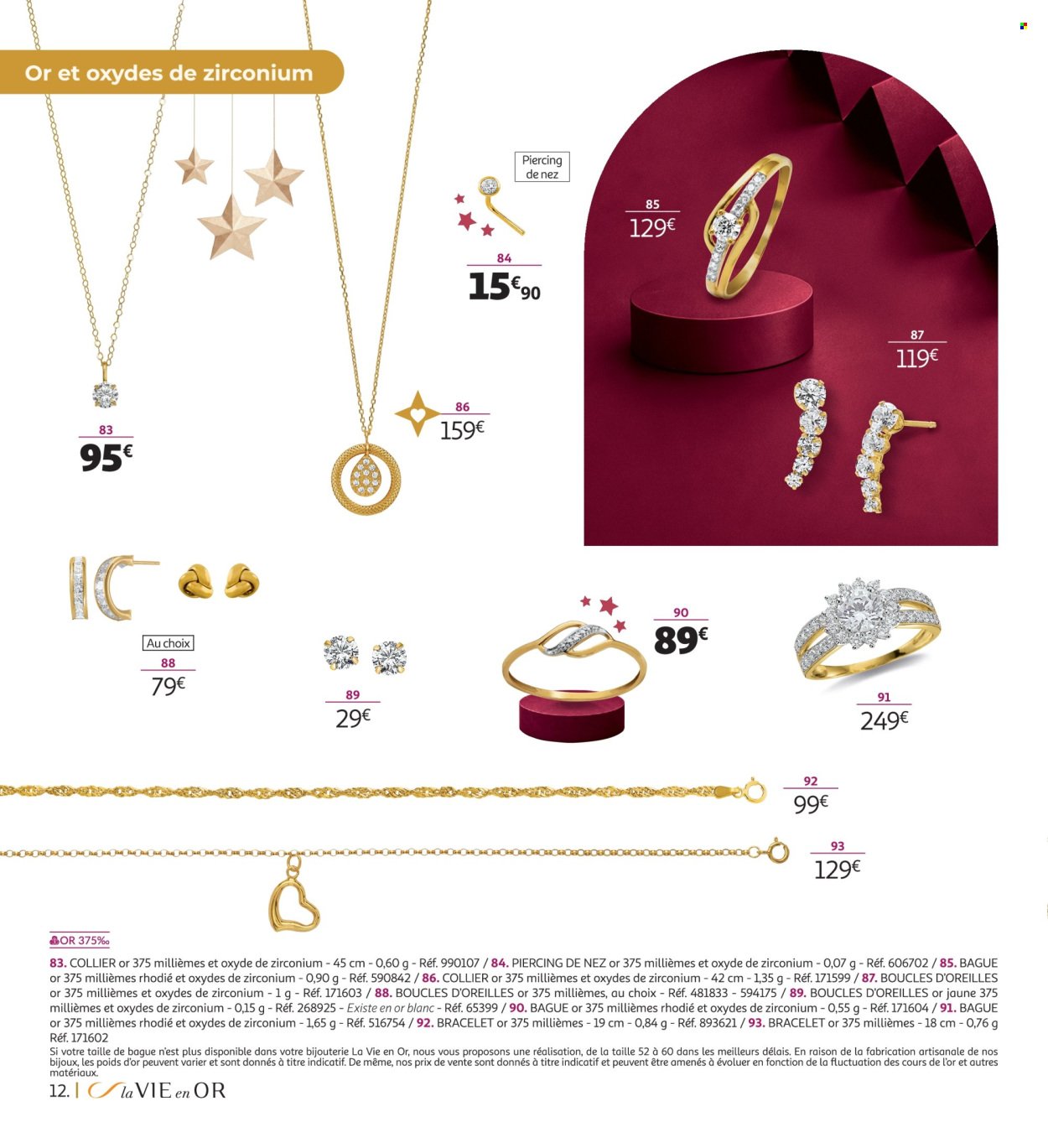 Catalogue AUCHAN - Bijoux pour les fêtes