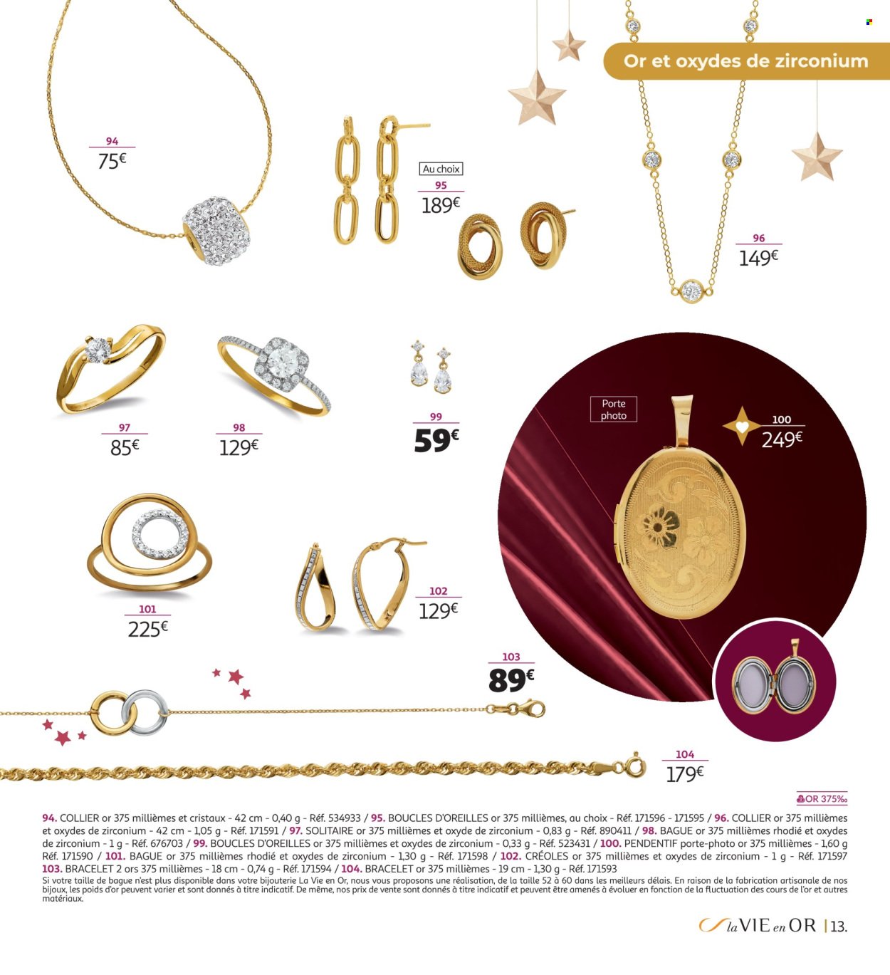Catalogue AUCHAN - Bijoux pour les fêtes