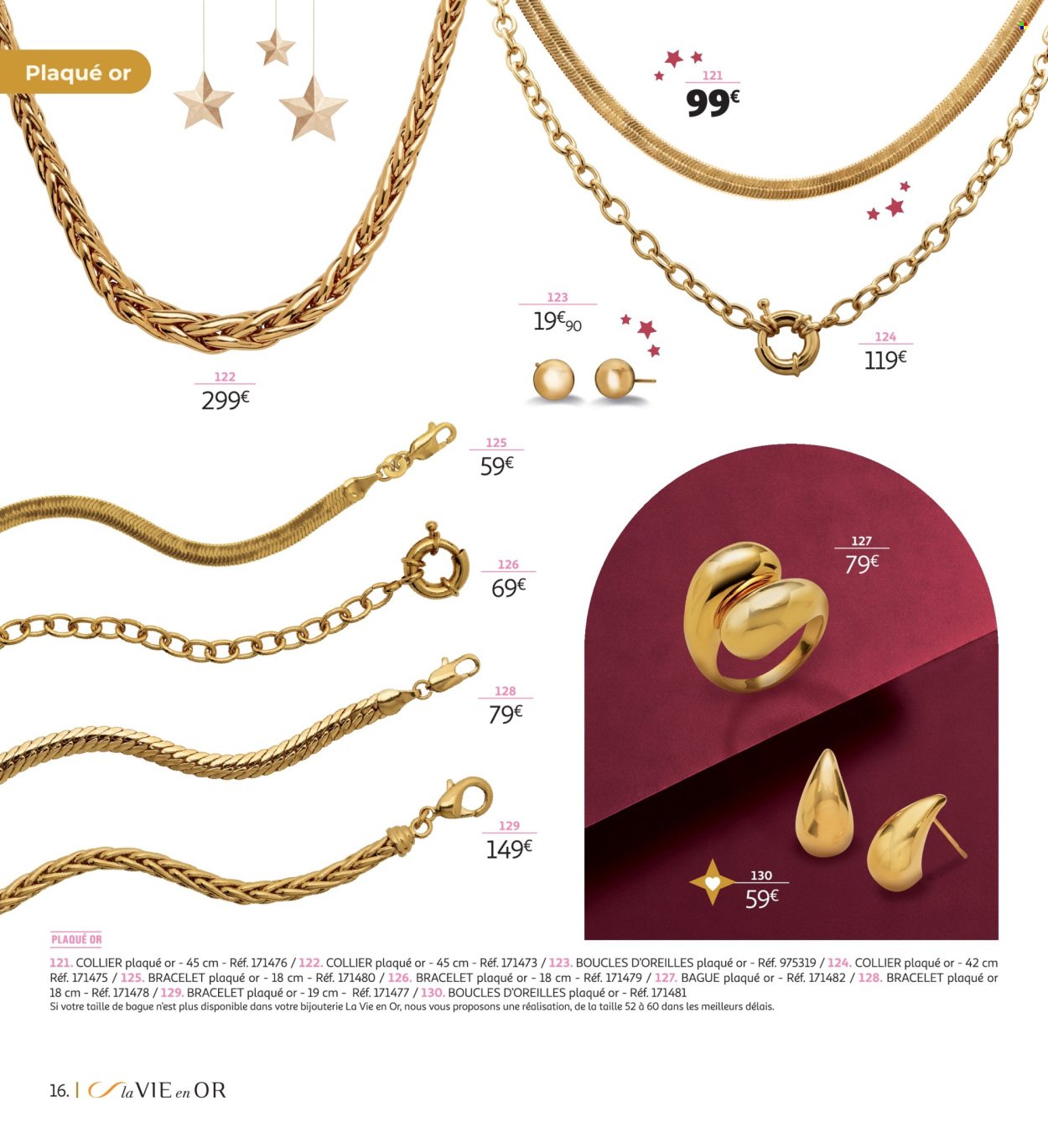 Catalogue AUCHAN - Bijoux pour les fêtes