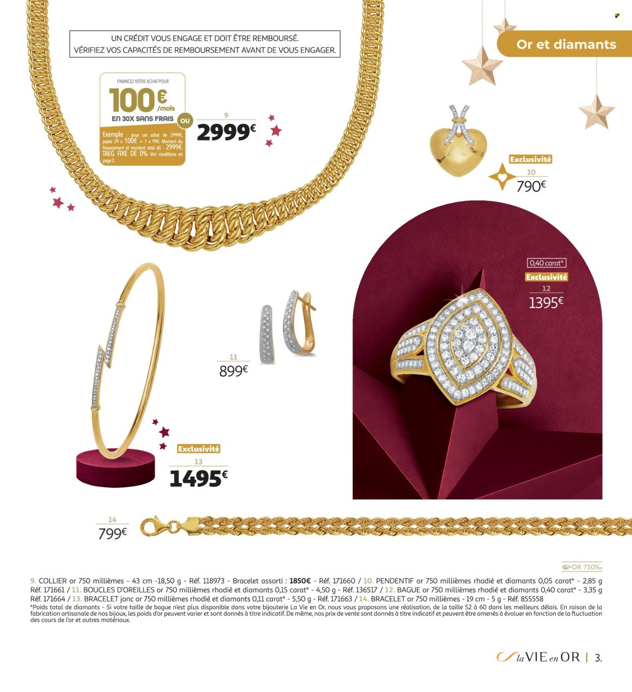 Catalogue AUCHAN - Bijoux pour les fêtes