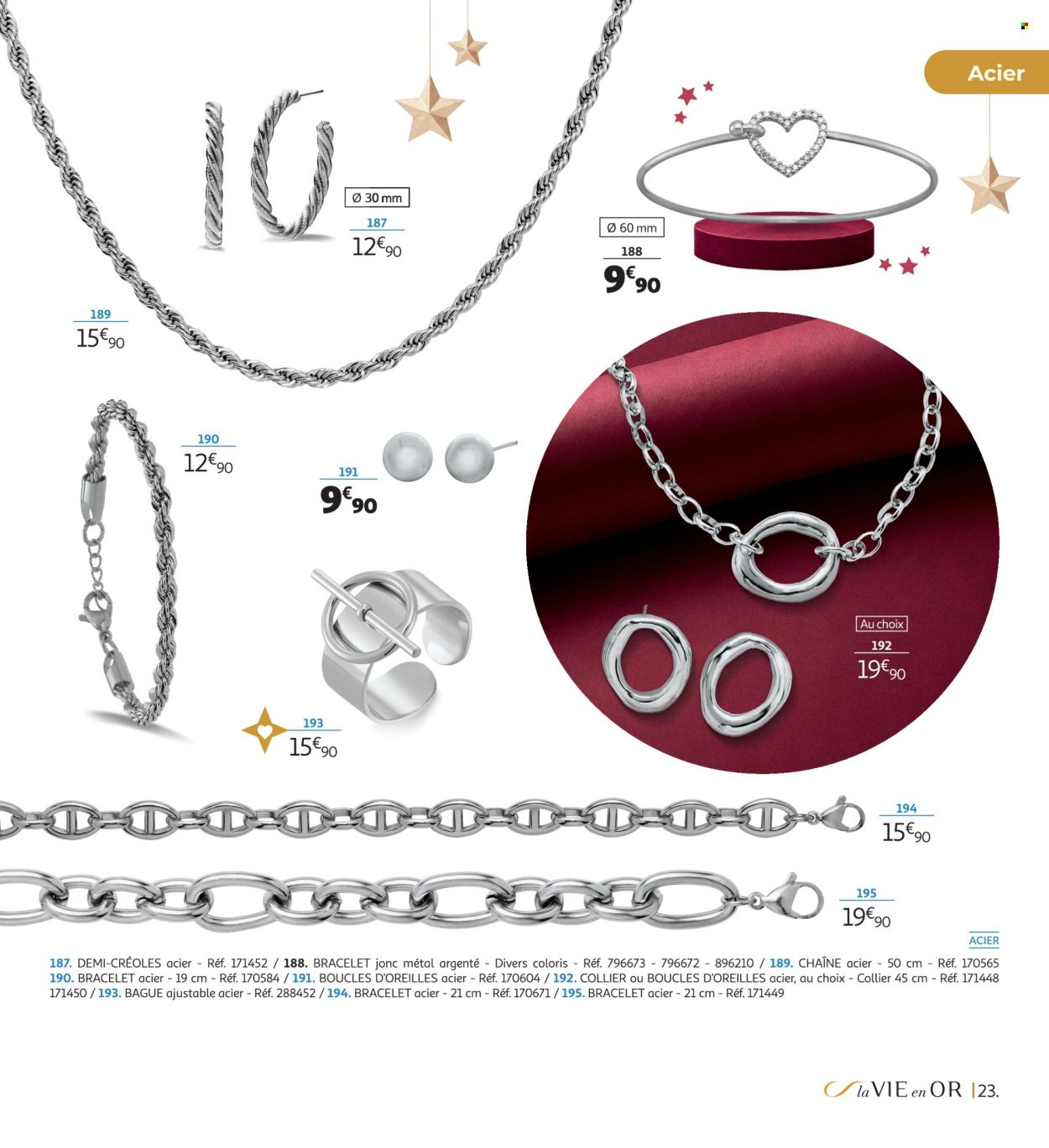 Catalogue AUCHAN - Bijoux pour les fêtes
