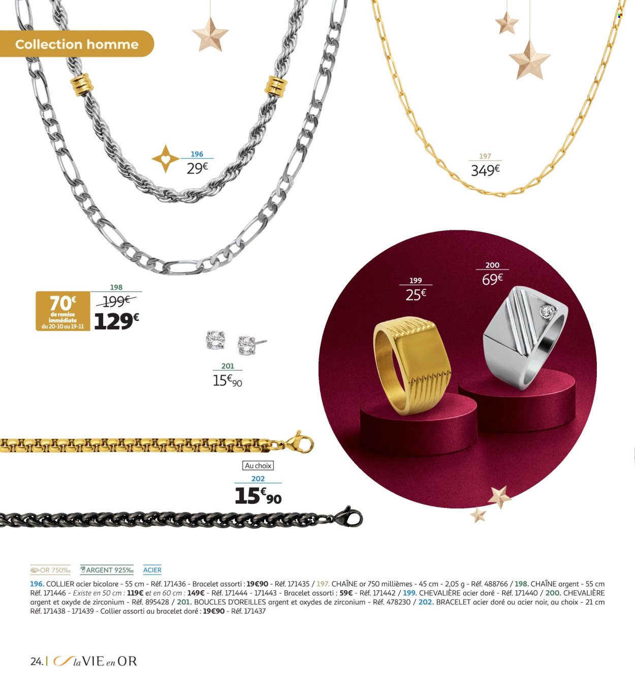 Catalogue AUCHAN - Bijoux pour les fêtes