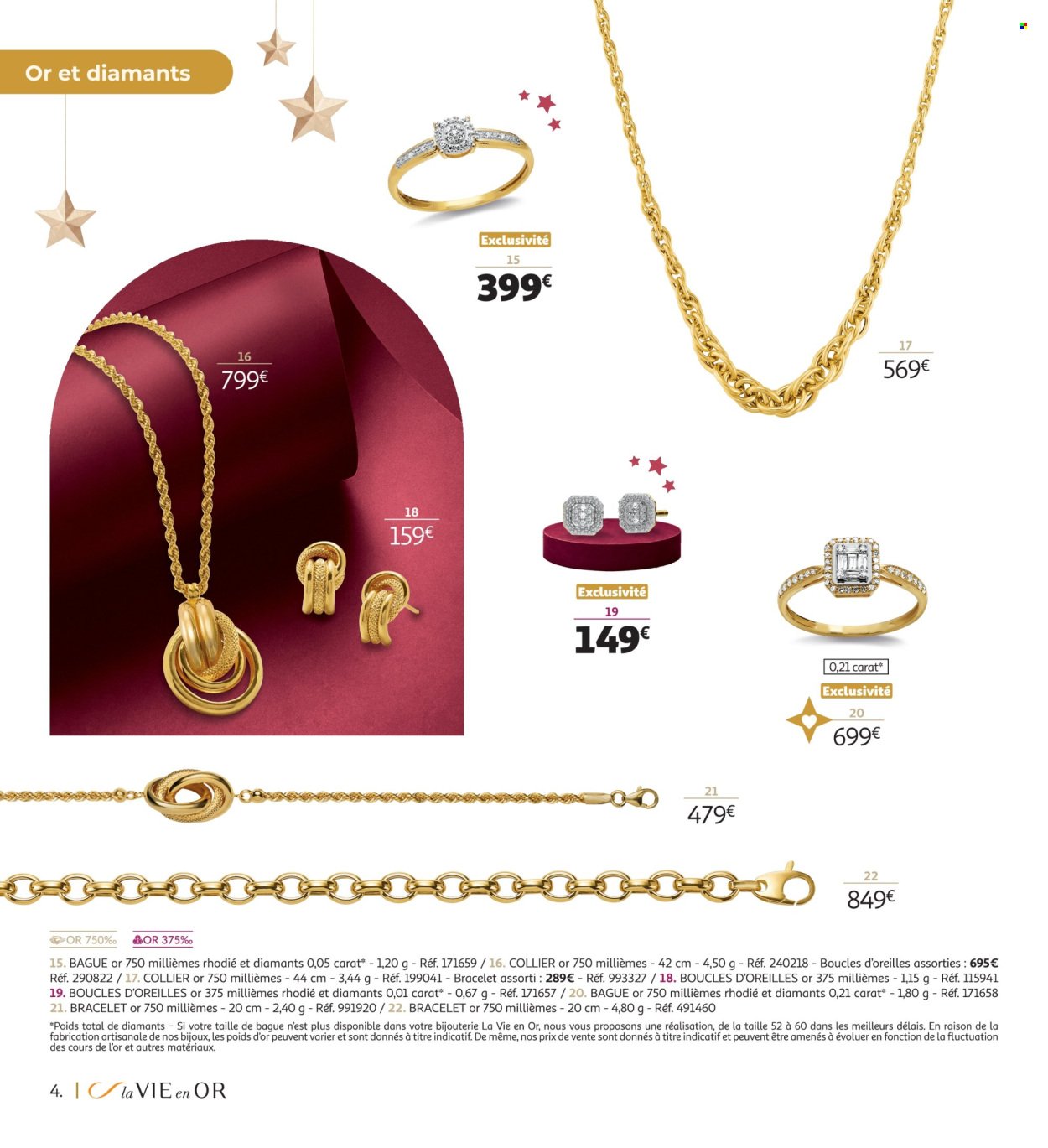 Catalogue AUCHAN - Bijoux pour les fêtes