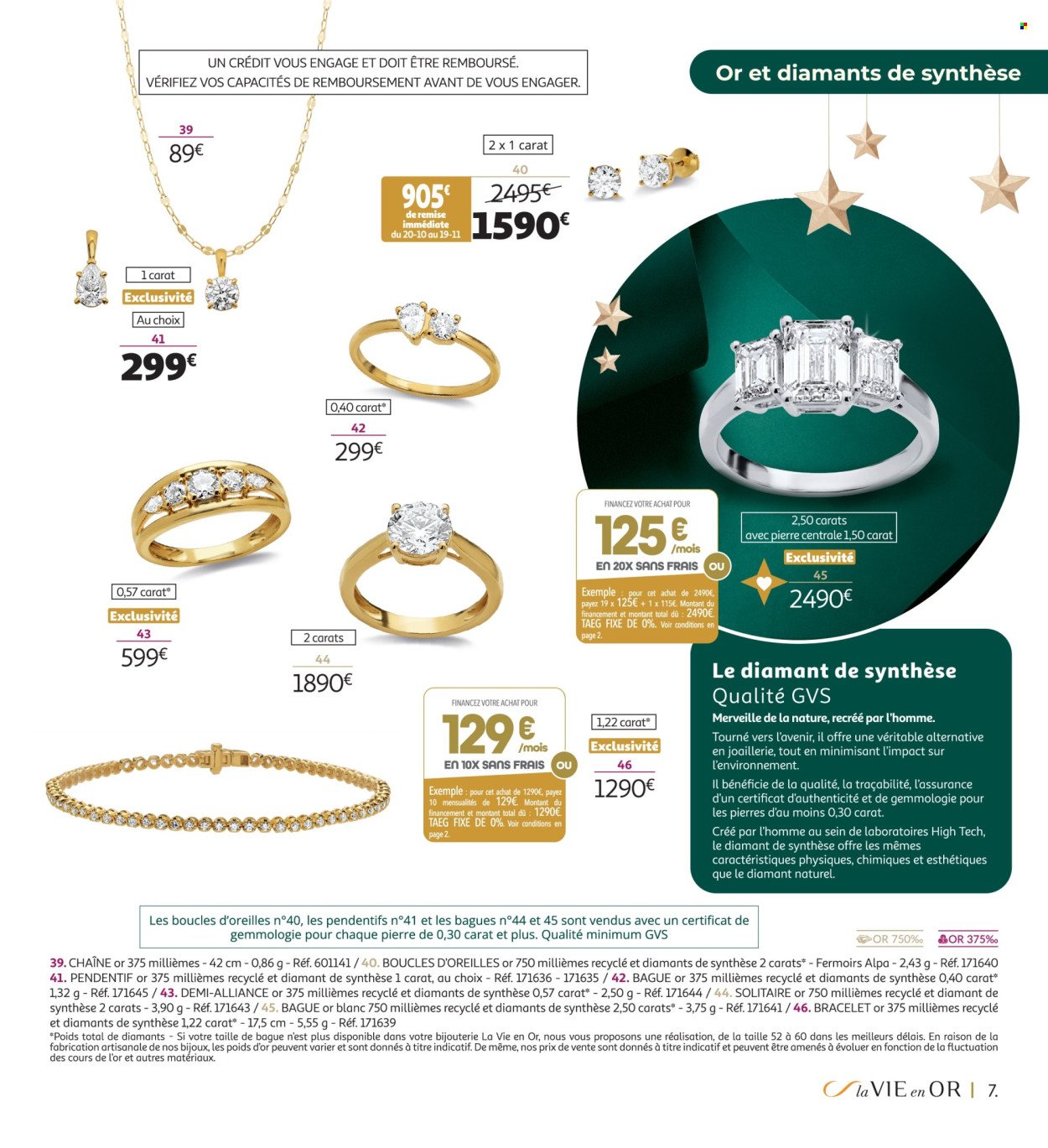 Catalogue AUCHAN - Bijoux pour les fêtes