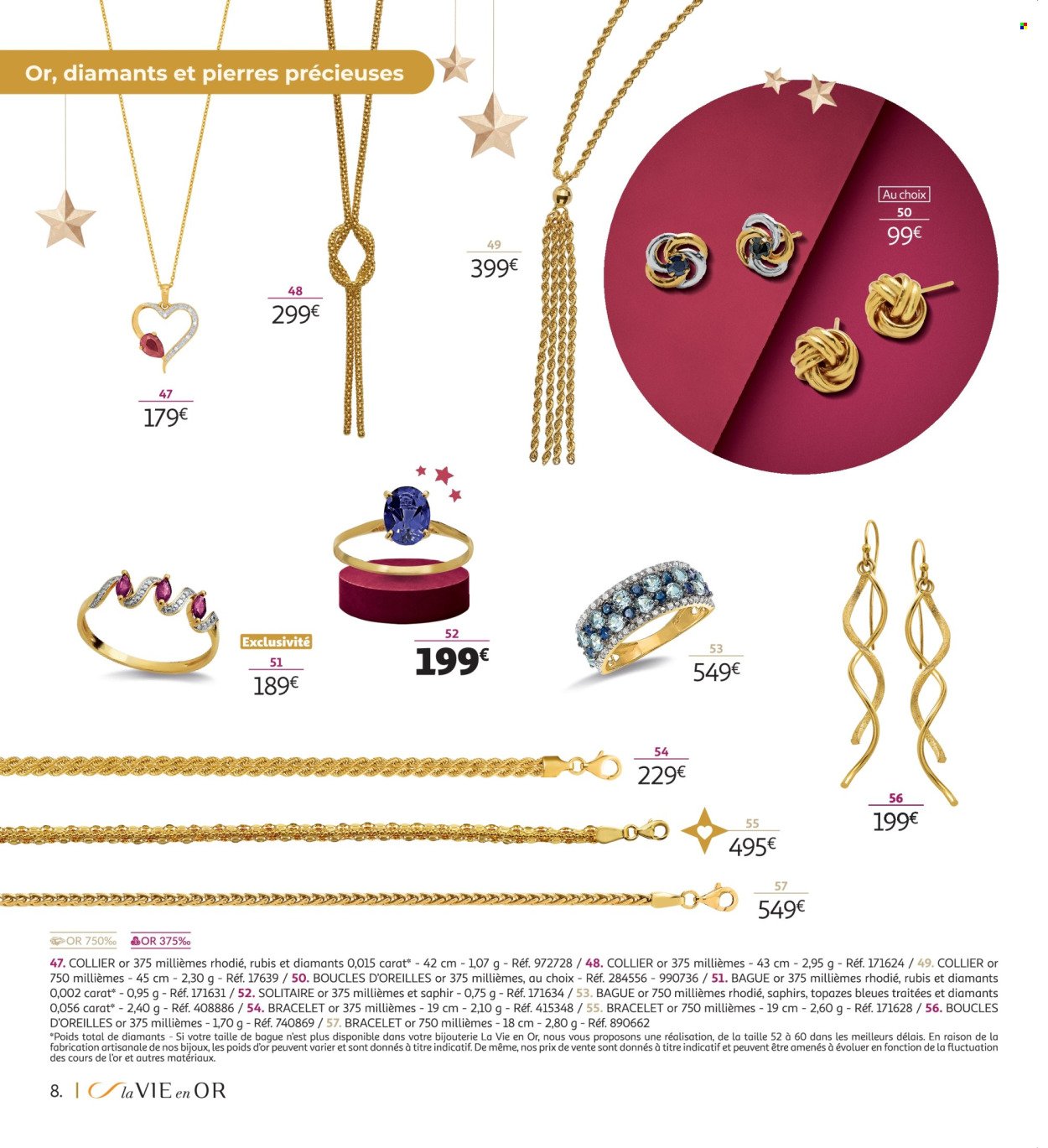 Catalogue AUCHAN - Bijoux pour les fêtes