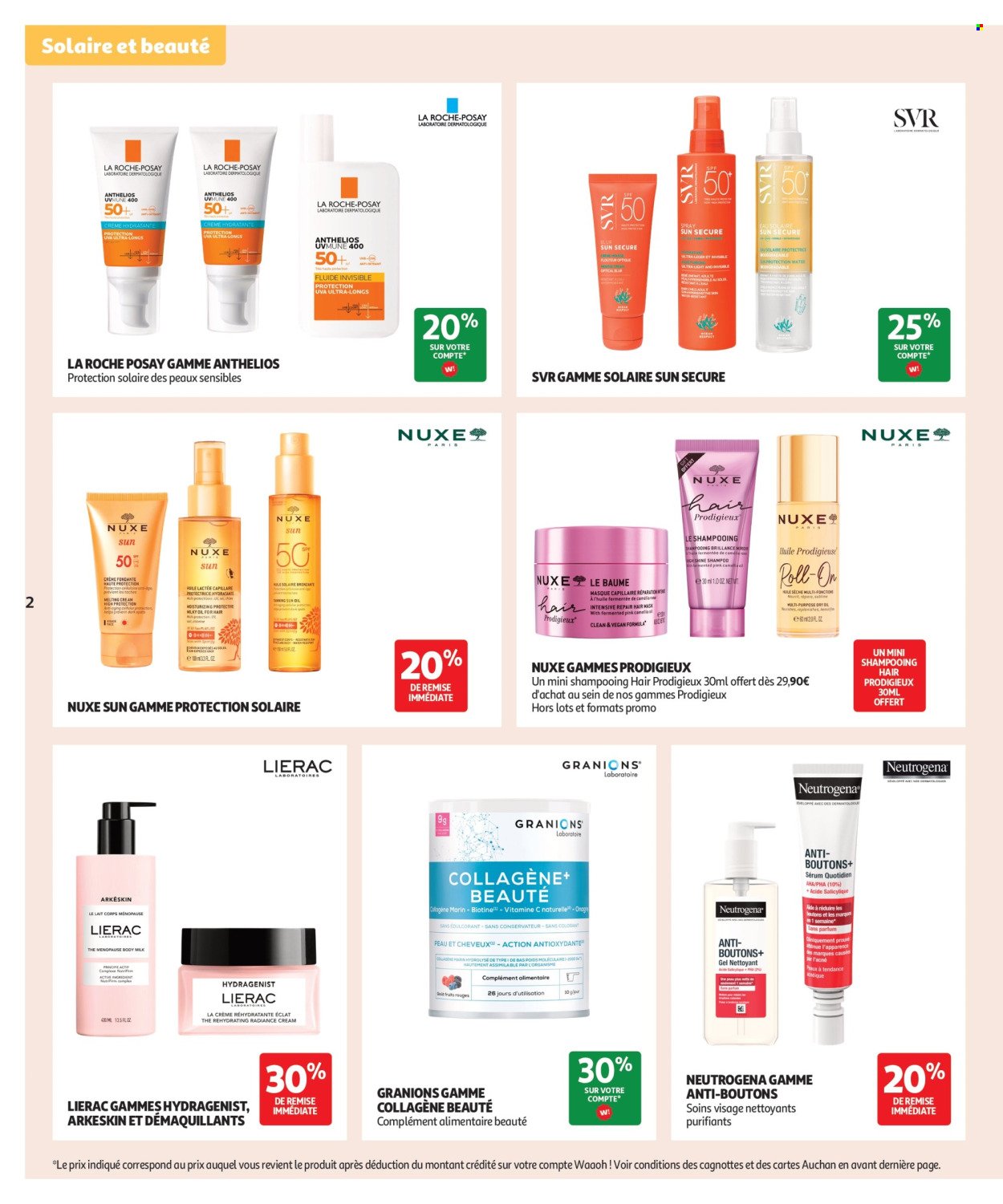 Catalogue AUCHAN - Pour les peaux à tendance économe (2025-07-29 - 2025-08-18)