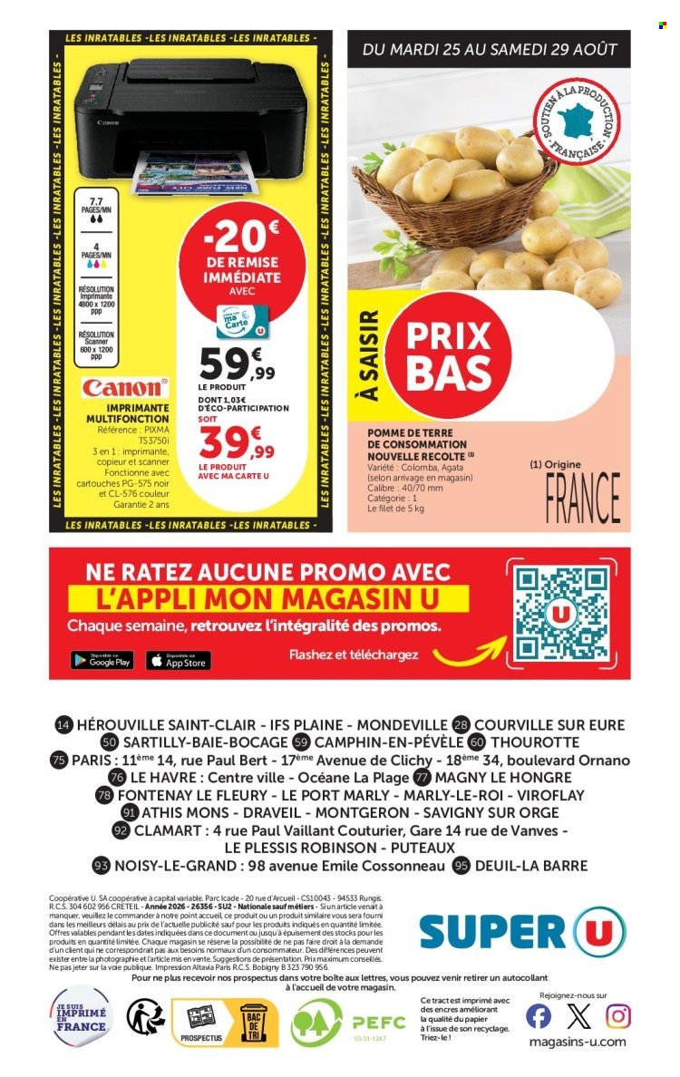 Catalogue SUPER U - Les prix bas de la semaine