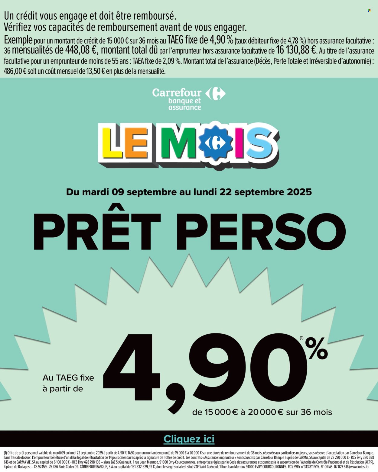 Catalogue CARREFOUR MARKET - LE MOIS MONOPOLY 80% SUR LE 2ÈME (2025-09-16 - 2025-09-28)