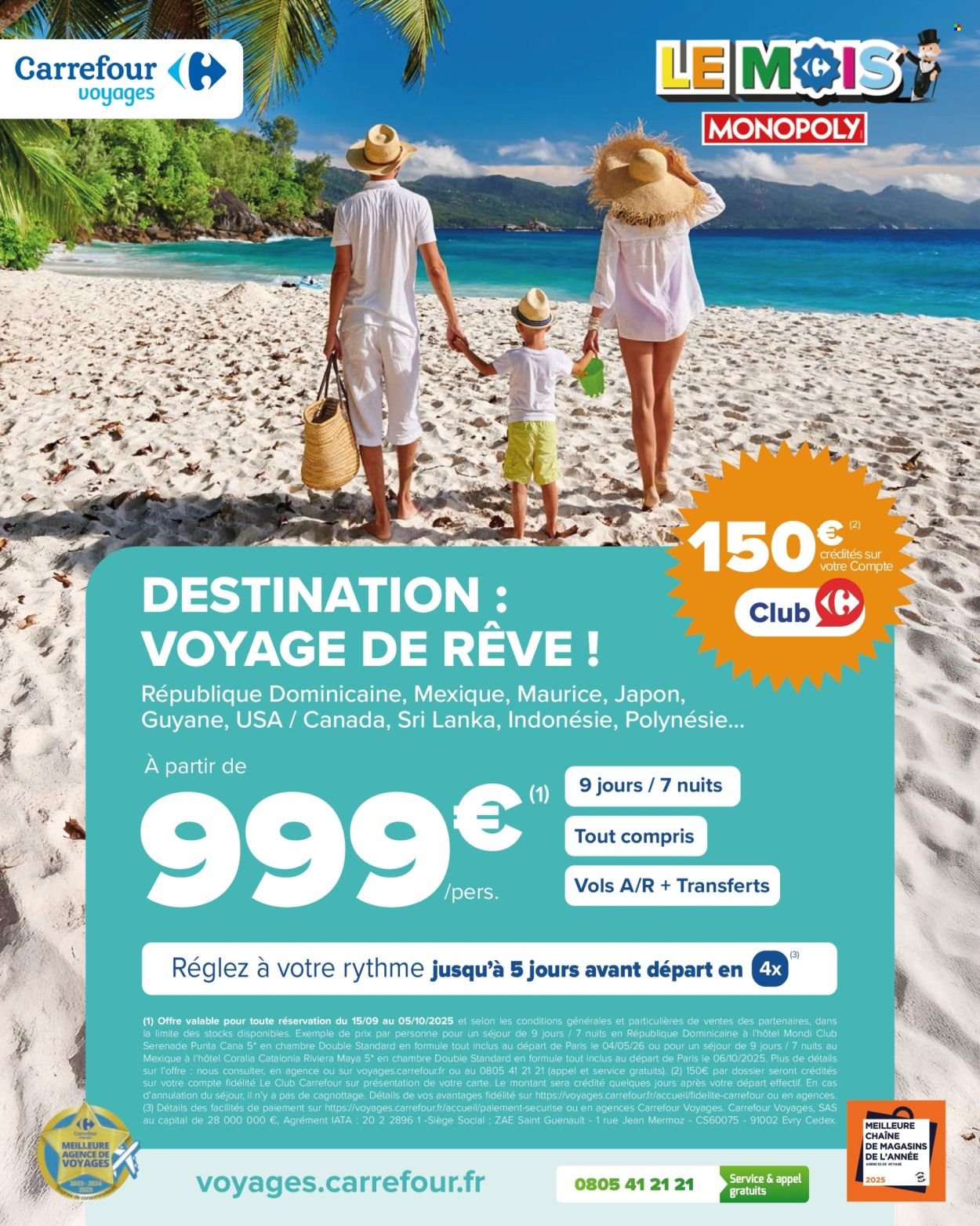 Catalogue CARREFOUR MARKET - LE MOIS MONOPOLY 80% SUR LE 2ÈME (2025-09-16 - 2025-09-28)