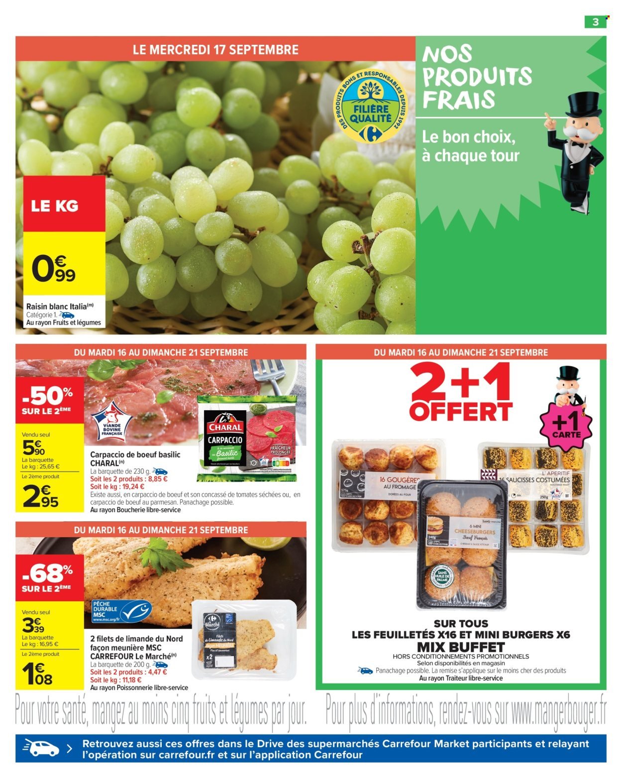 Catalogue CARREFOUR MARKET - LE MOIS MONOPOLY 80% SUR LE 2ÈME (2025-09-16 - 2025-09-28)