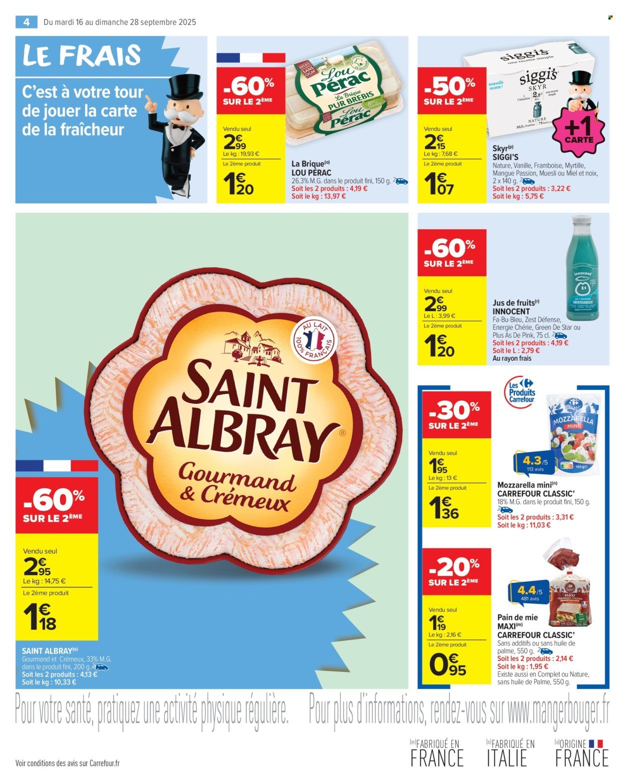 Catalogue CARREFOUR MARKET - LE MOIS MONOPOLY 80% SUR LE 2ÈME (2025-09-16 - 2025-09-28)