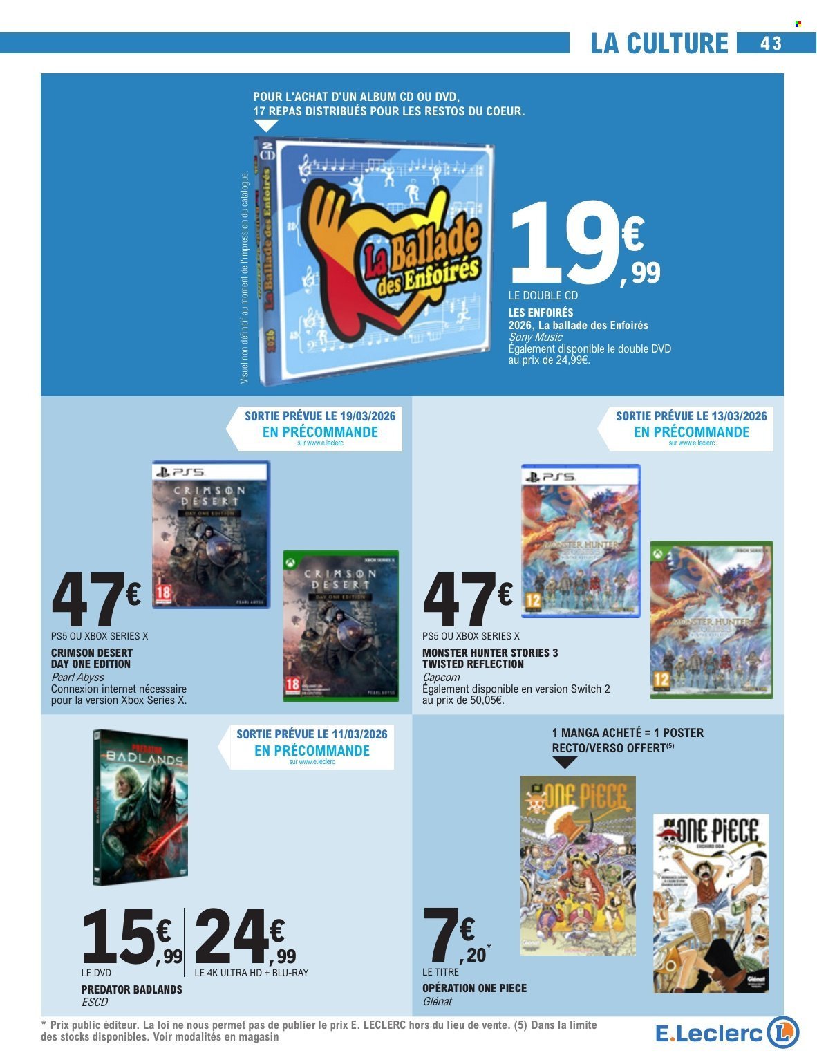 Catalogue E.LECLERC - DEPENSER MOINS (2026-03-10 - 2026-03-21)