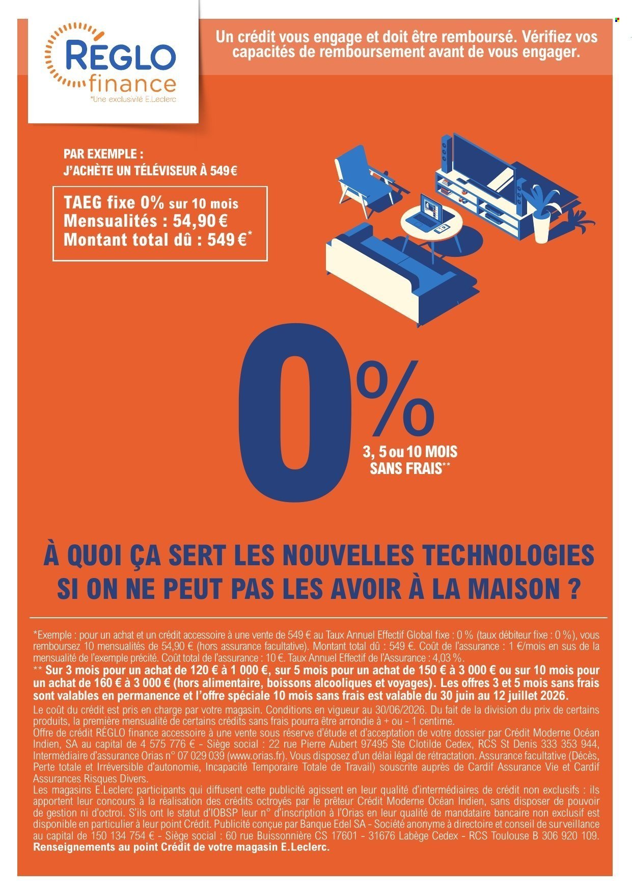 Catalogue E.LECLERC - Du mardi 30 juin 2026