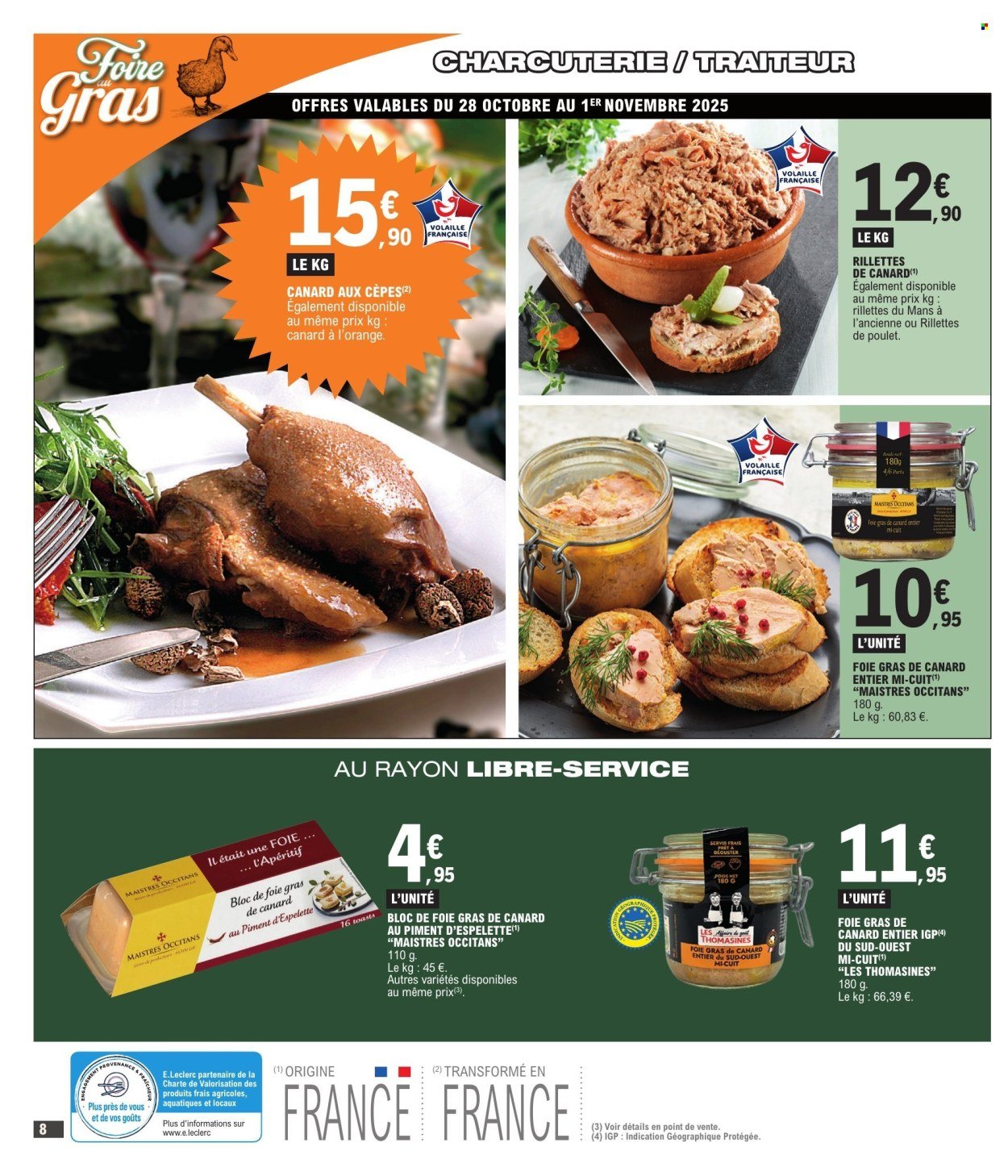 Catalogue E.LECLERC - FOIRE AU GRAS