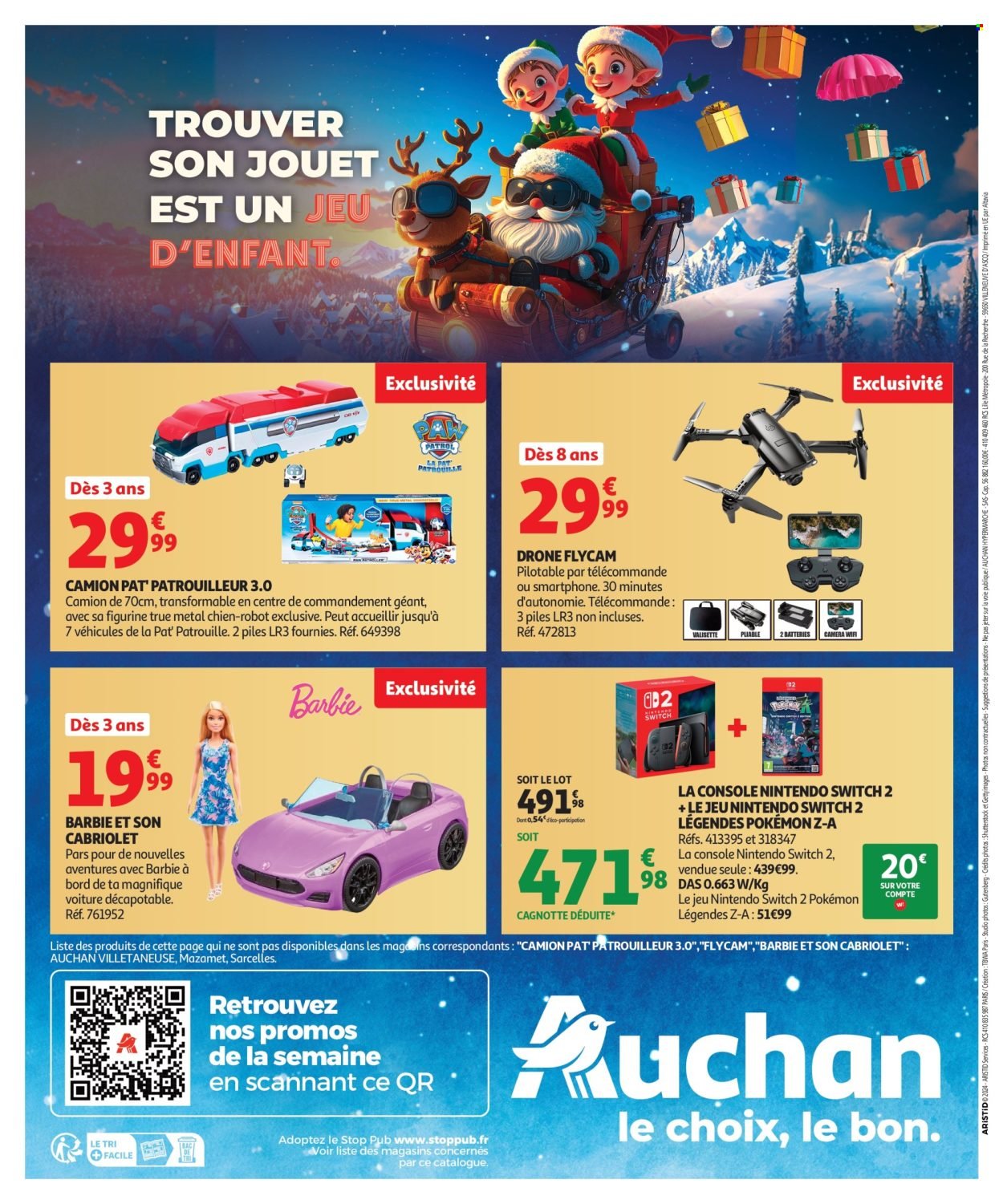 Catalogue AUCHAN - La fabuleuse mission de Noël (2025-10-17 - 2025-12-07)