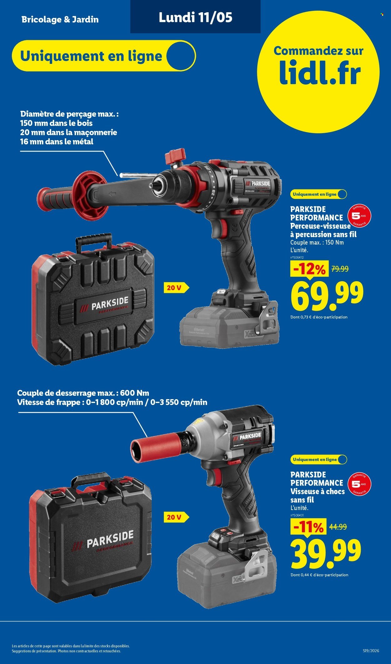 Catalogue LIDL - Les Exclu Web de la semaine (2026-05-11 - 2026-05-14)