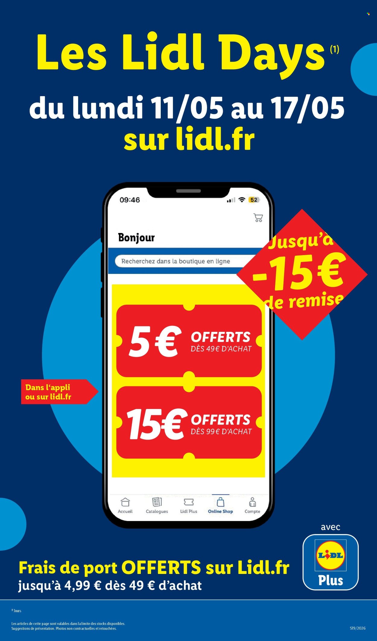 Catalogue LIDL - Les Exclu Web de la semaine (2026-05-11 - 2026-05-14)