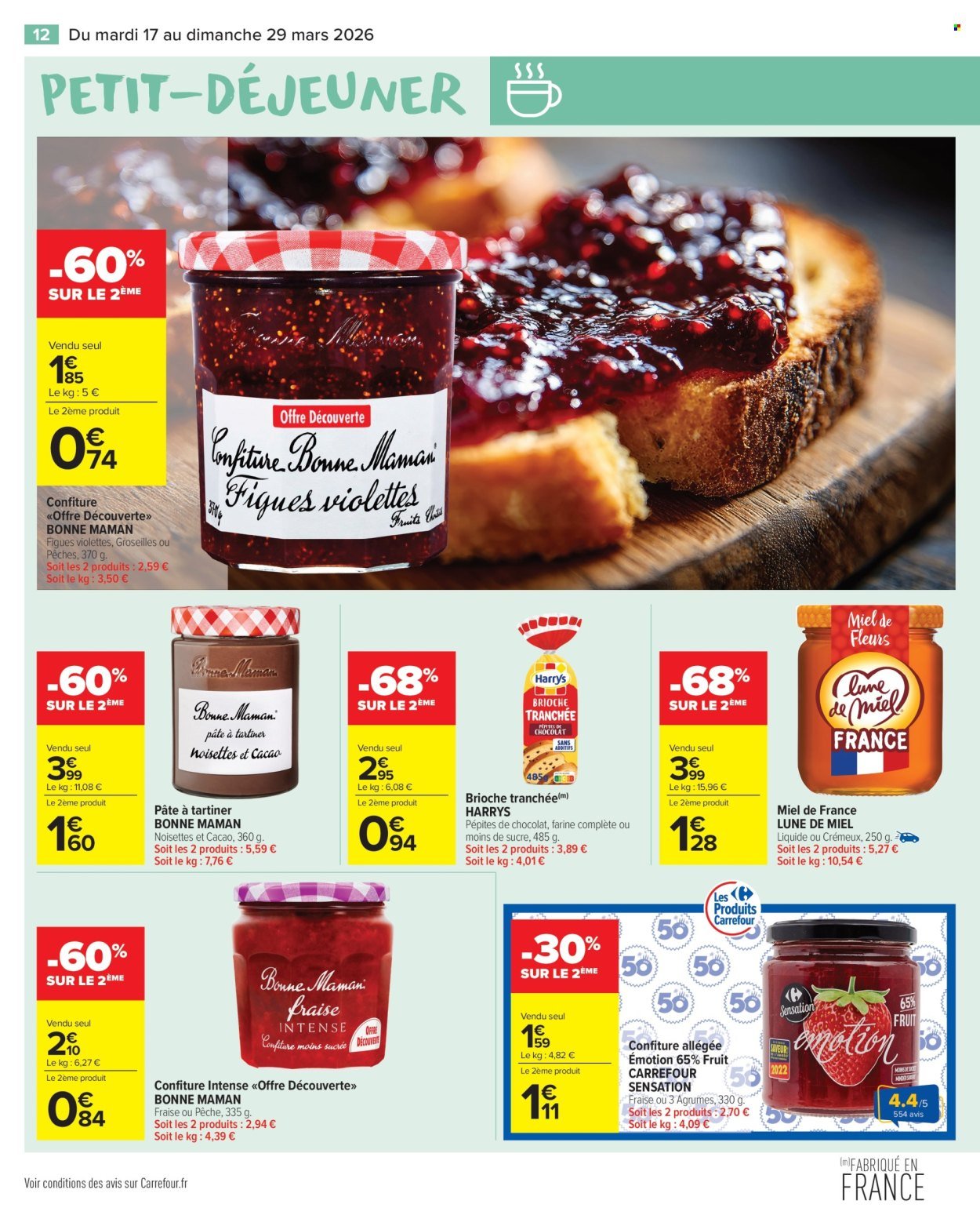 Catalogue CARREFOUR MARKET - PETIT DÉJEUNER (2026-03-17 - 2026-03-29)