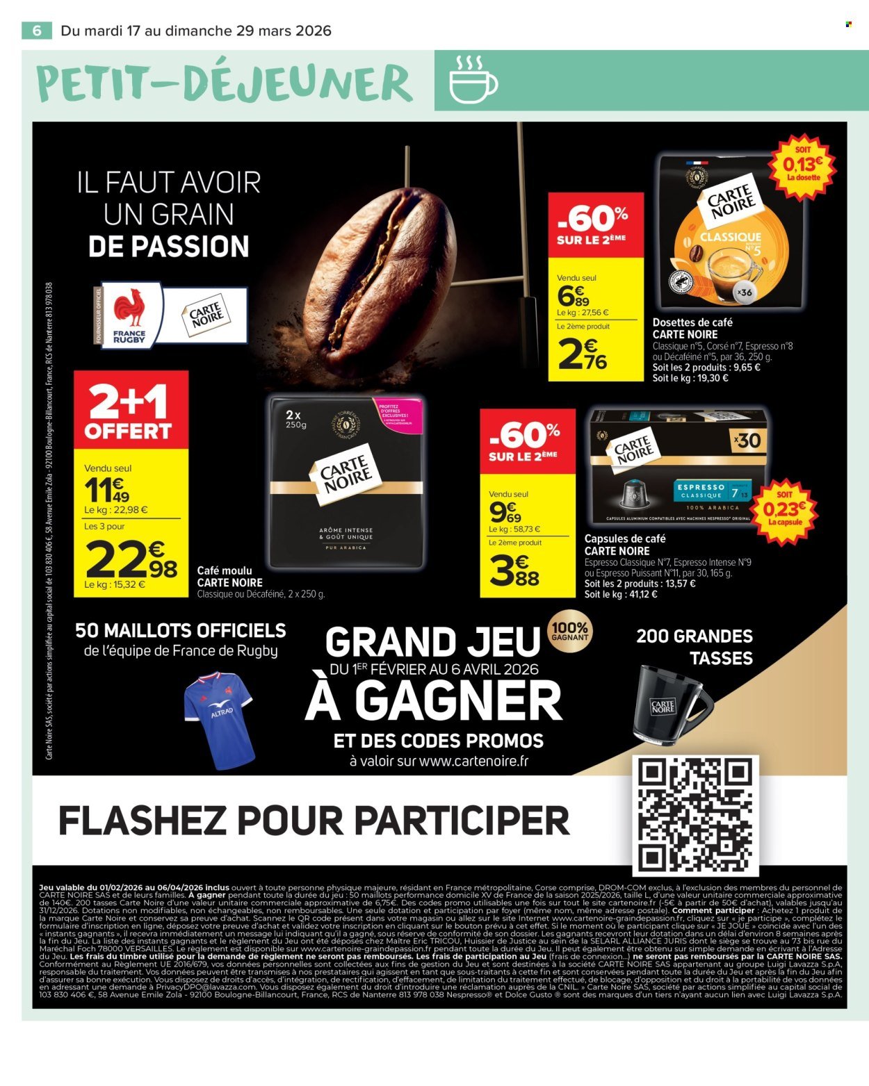 Catalogue CARREFOUR MARKET - PETIT DÉJEUNER (2026-03-17 - 2026-03-29)