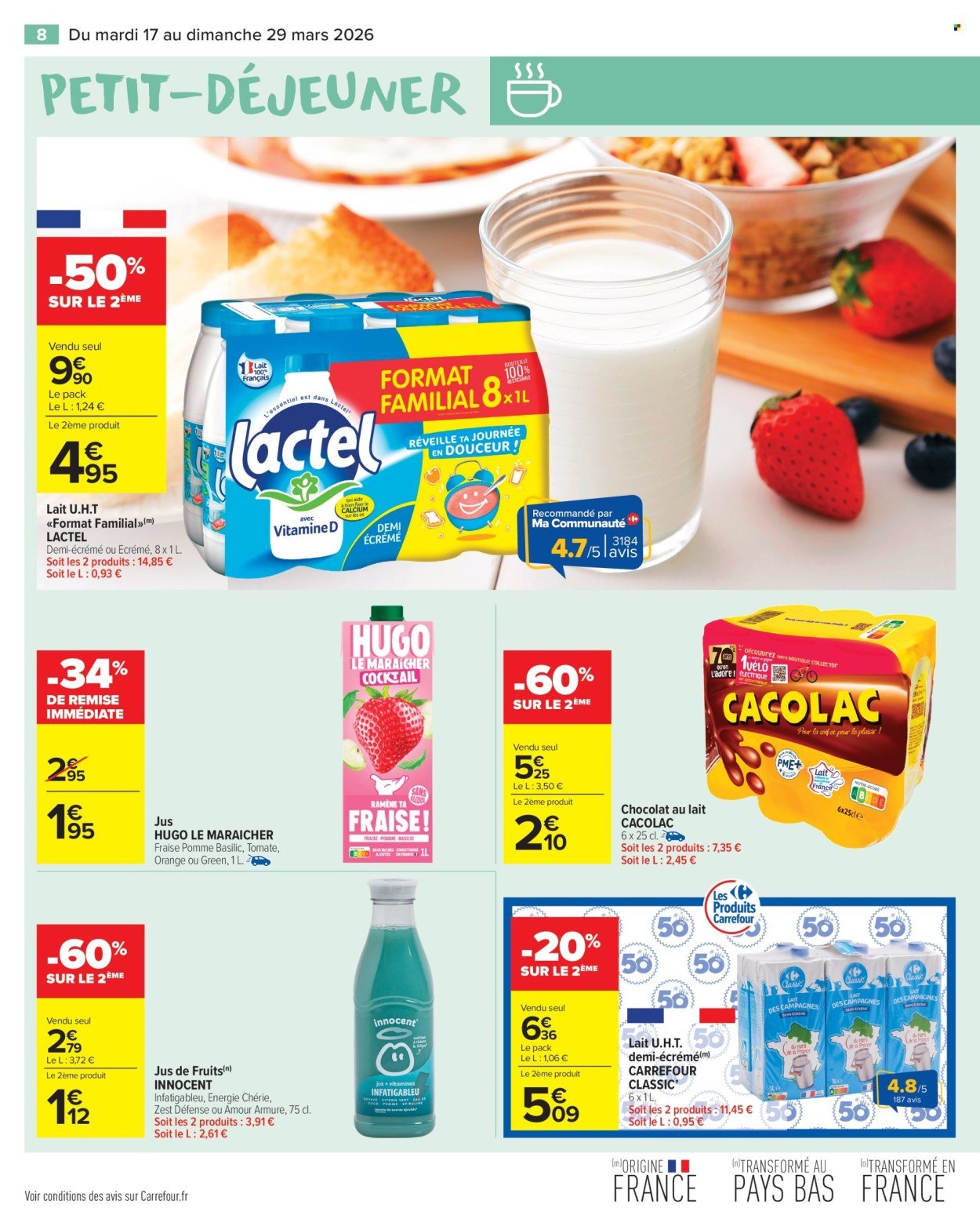 Catalogue CARREFOUR MARKET - PETIT DÉJEUNER (2026-03-17 - 2026-03-29)