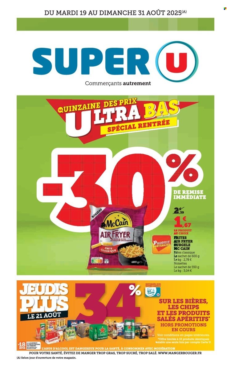 Catalogue SUPER U - Quinzaine des prix ultra bas Spécial rentrée (2025-08-19 - 2025-08-31)