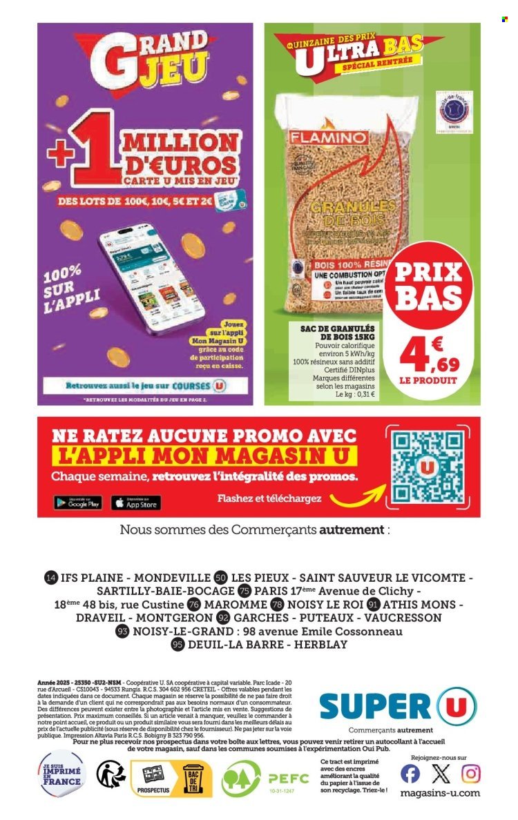 Catalogue SUPER U - Quinzaine des prix ultra bas Spécial rentrée (2025-08-19 - 2025-08-31)