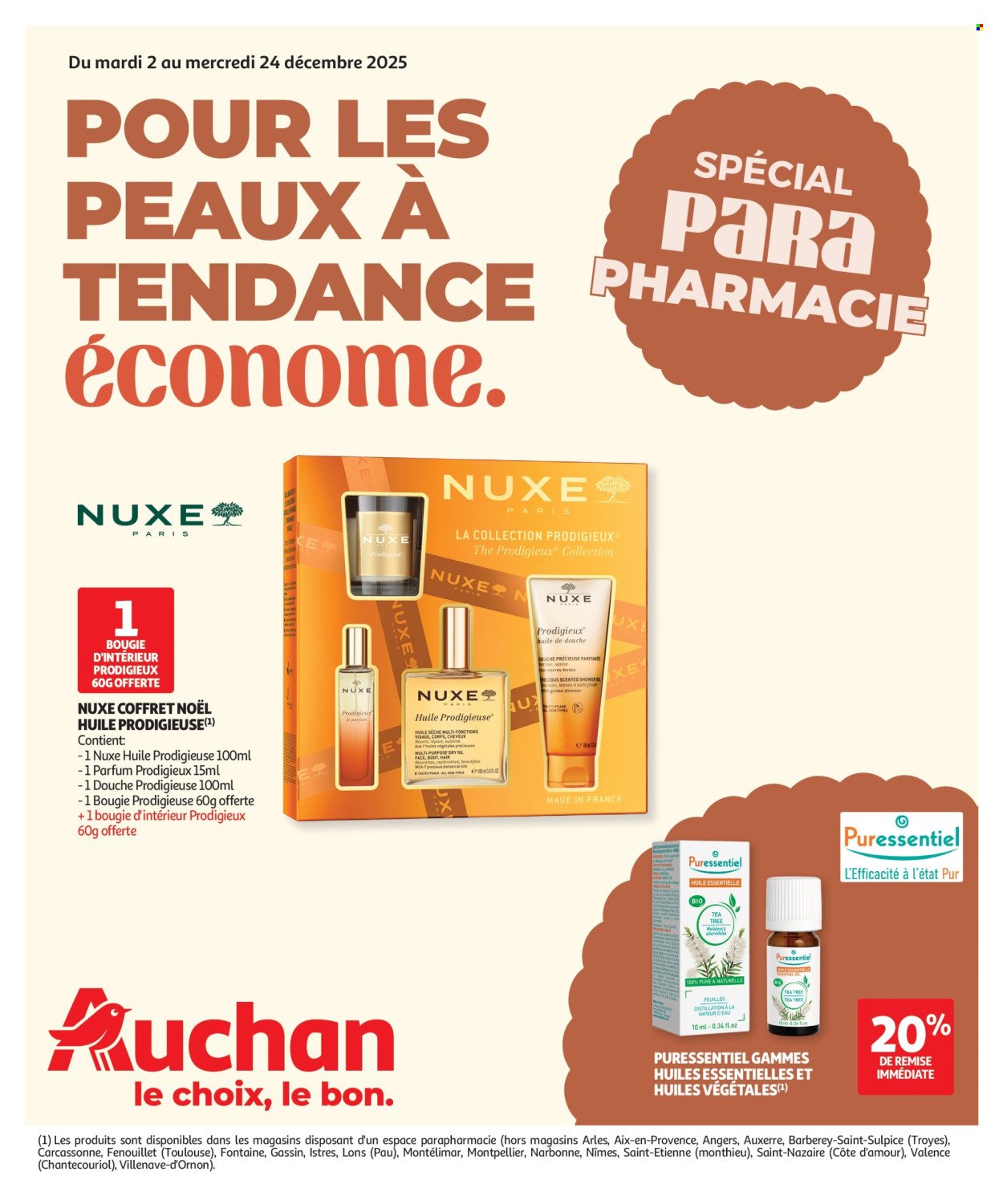 Catalogue AUCHAN - Pour les peaux à tendance économe (2025-12-02 - 2025-12-24)