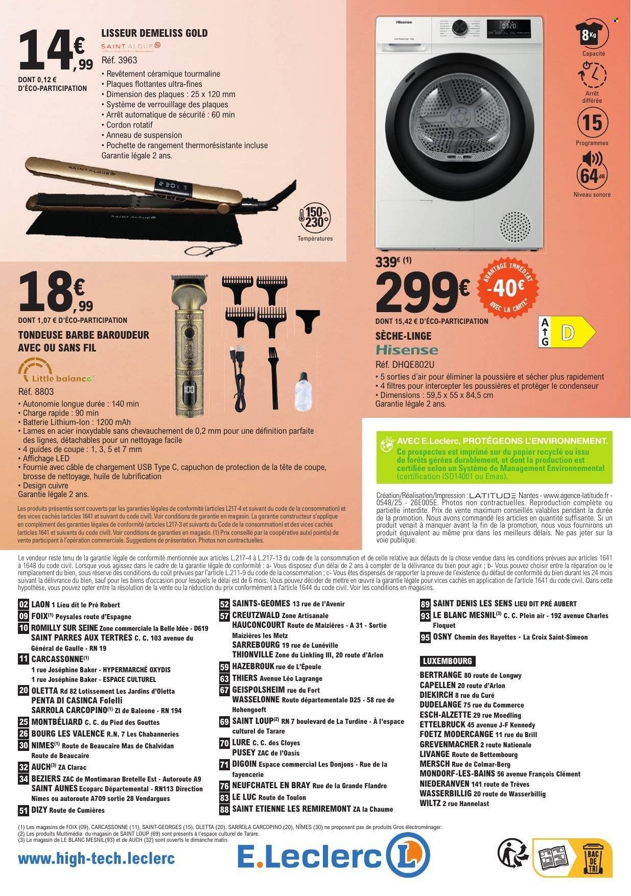 Catalogue E.LECLERC - BONS PLANS OCTOBRE 2026