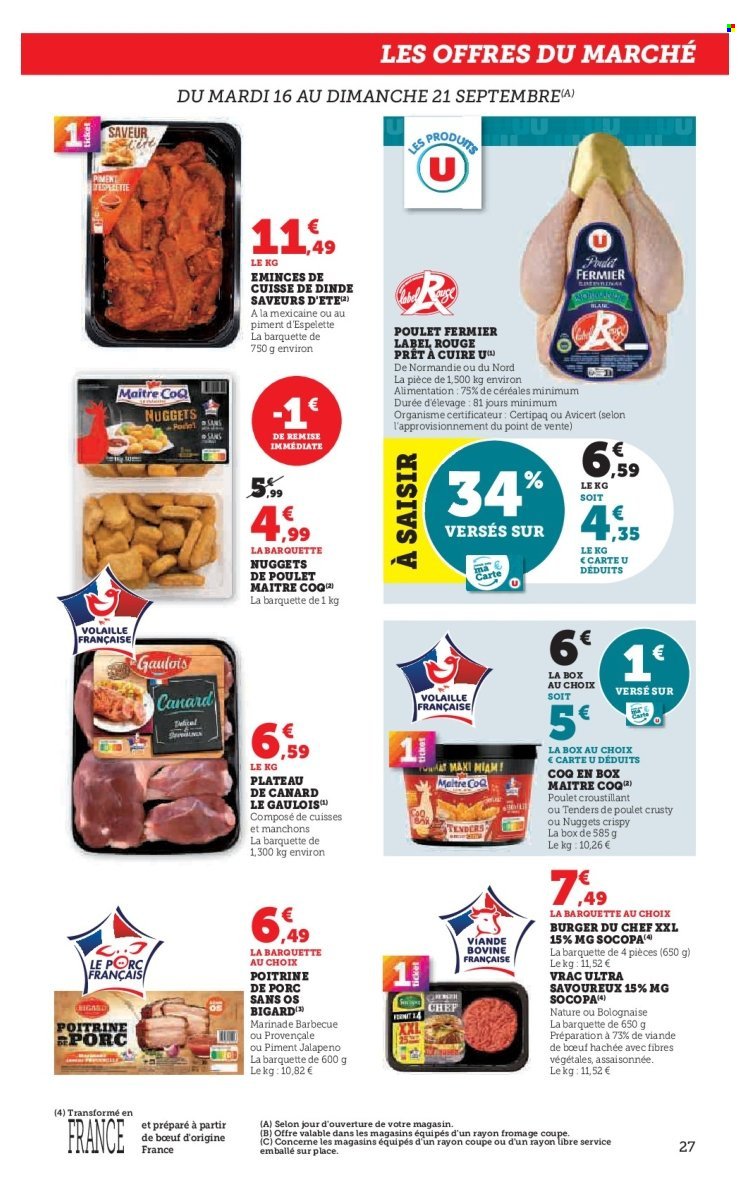 Catalogue SUPER U - Les prix bas de la semaine (2025-09-16 - 2025-09-28)