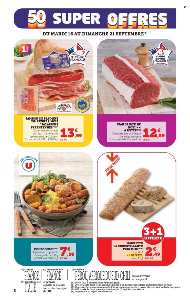 Catalogue SUPER U - Les prix bas de la semaine (2025-09-16 - 2025-09-28)