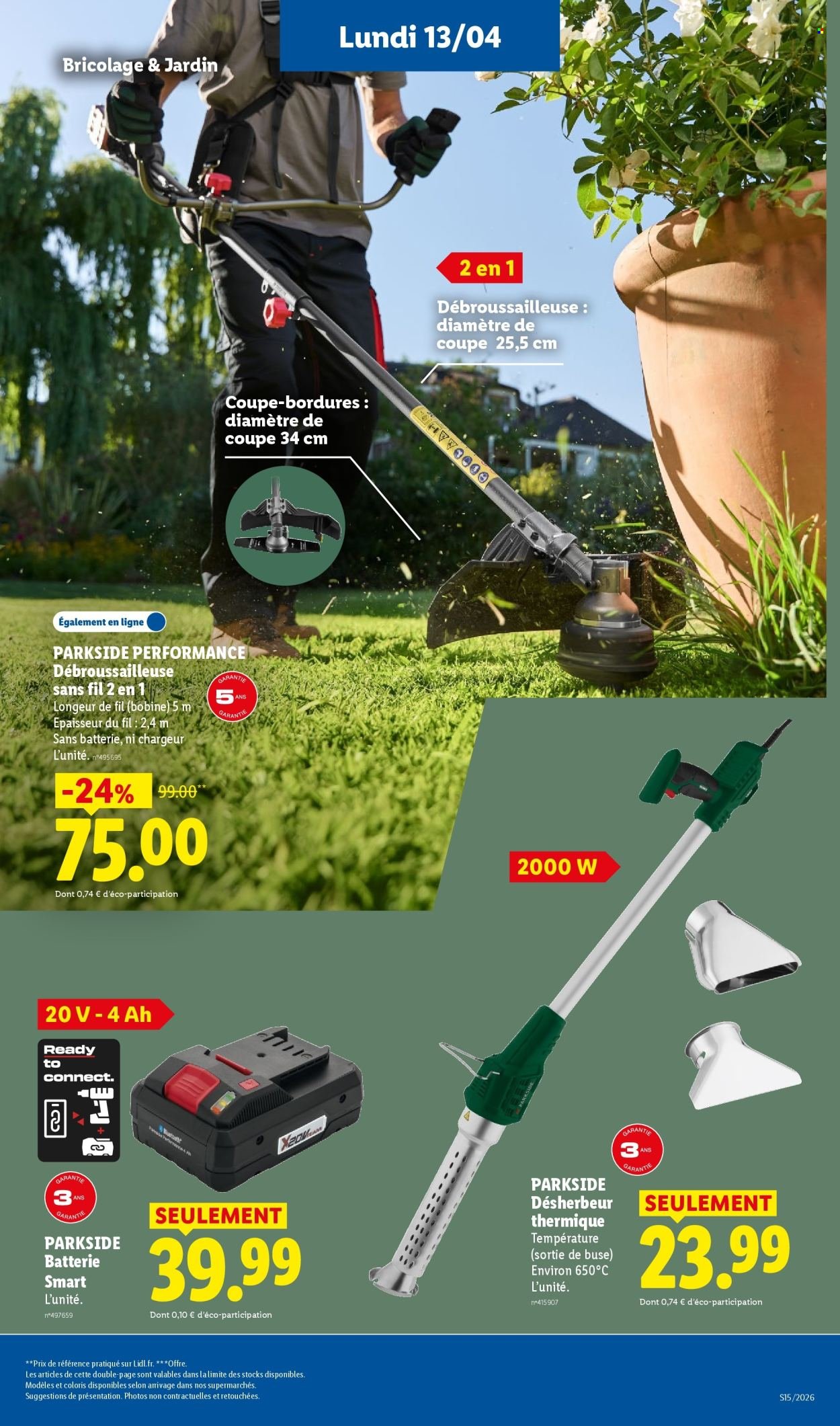 Catalogue LIDL - Les bonnes affaires de la semaine (2026-04-09 - 2026-04-13)