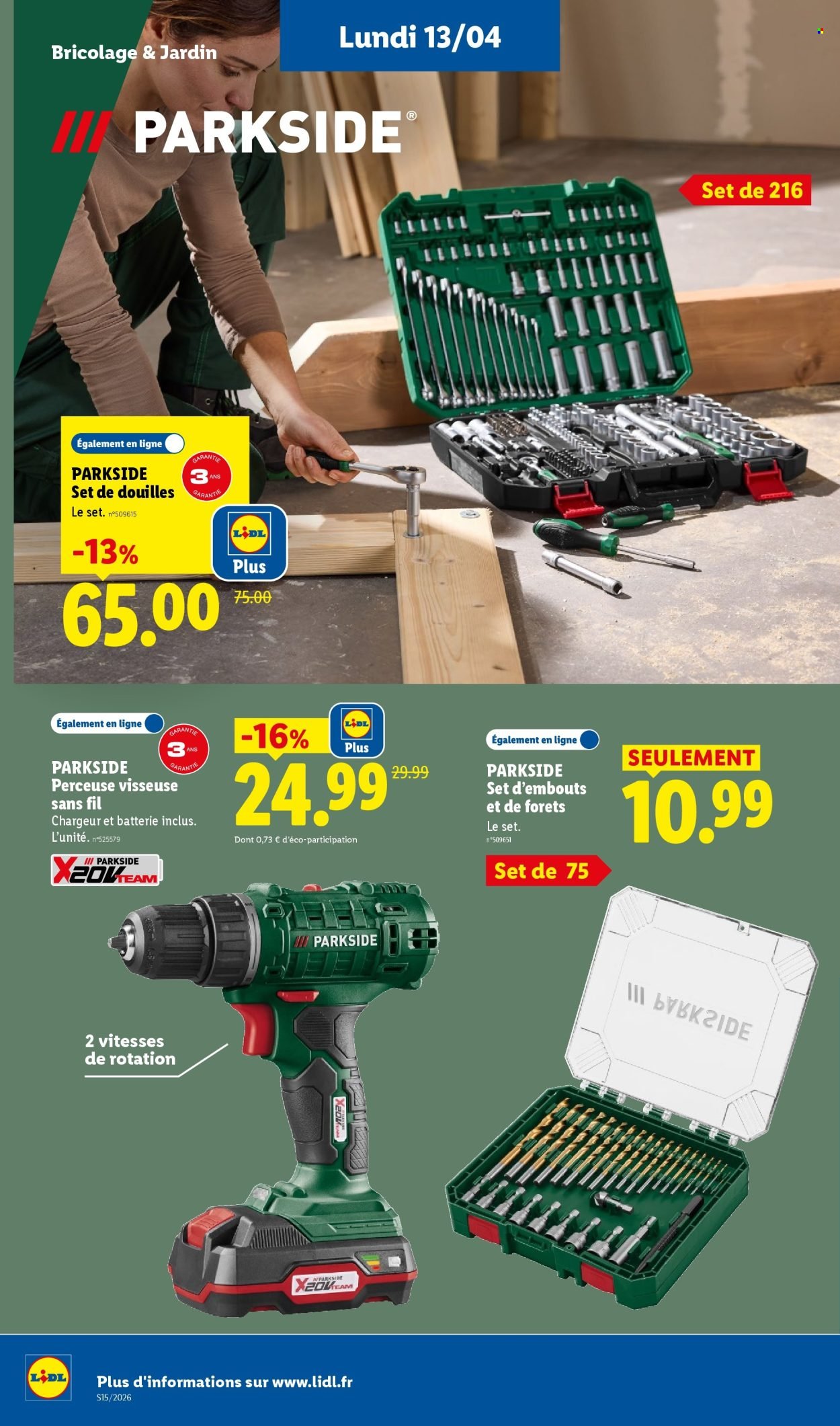 Catalogue LIDL - Les bonnes affaires de la semaine (2026-04-09 - 2026-04-13)