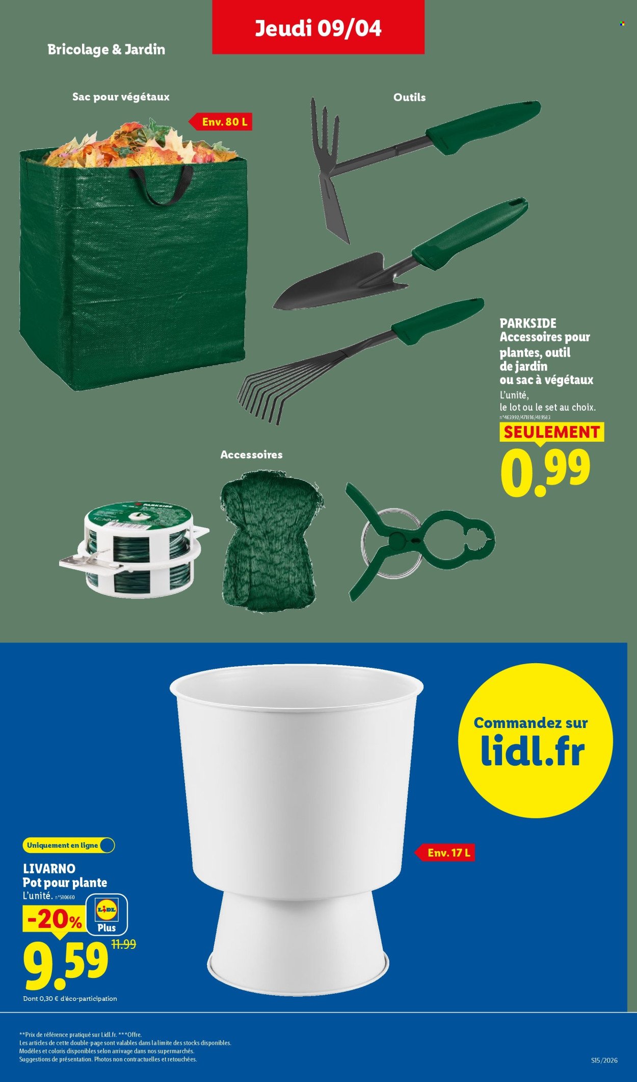 Catalogue LIDL - Les bonnes affaires de la semaine (2026-04-09 - 2026-04-13)