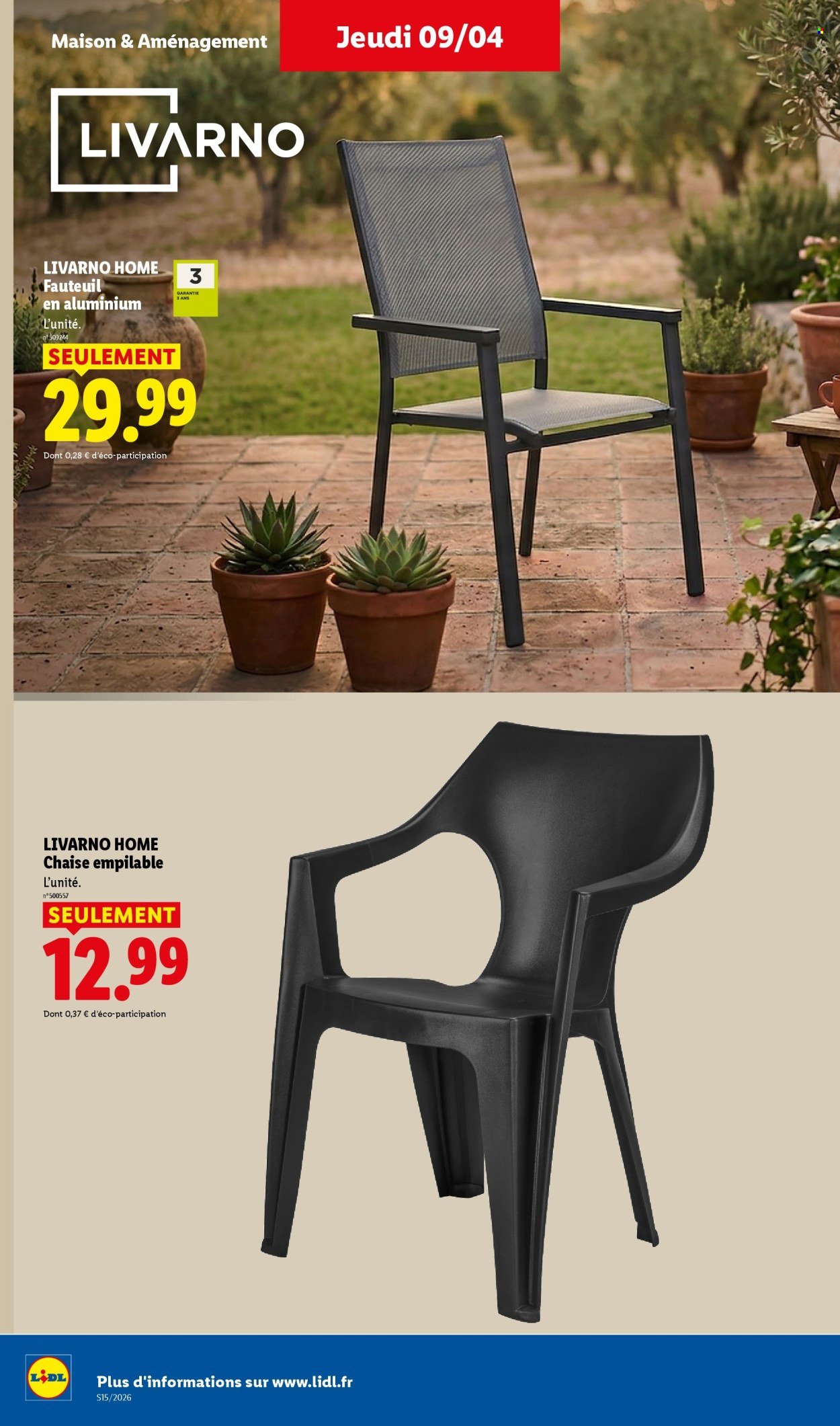 Catalogue LIDL - Les bonnes affaires de la semaine (2026-04-09 - 2026-04-13)
