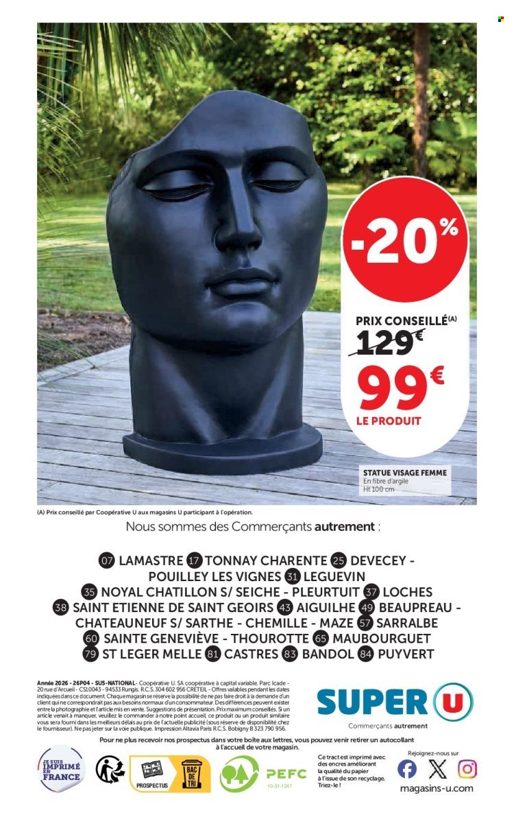 Catalogue SUPER U - Le jardin à prix bas