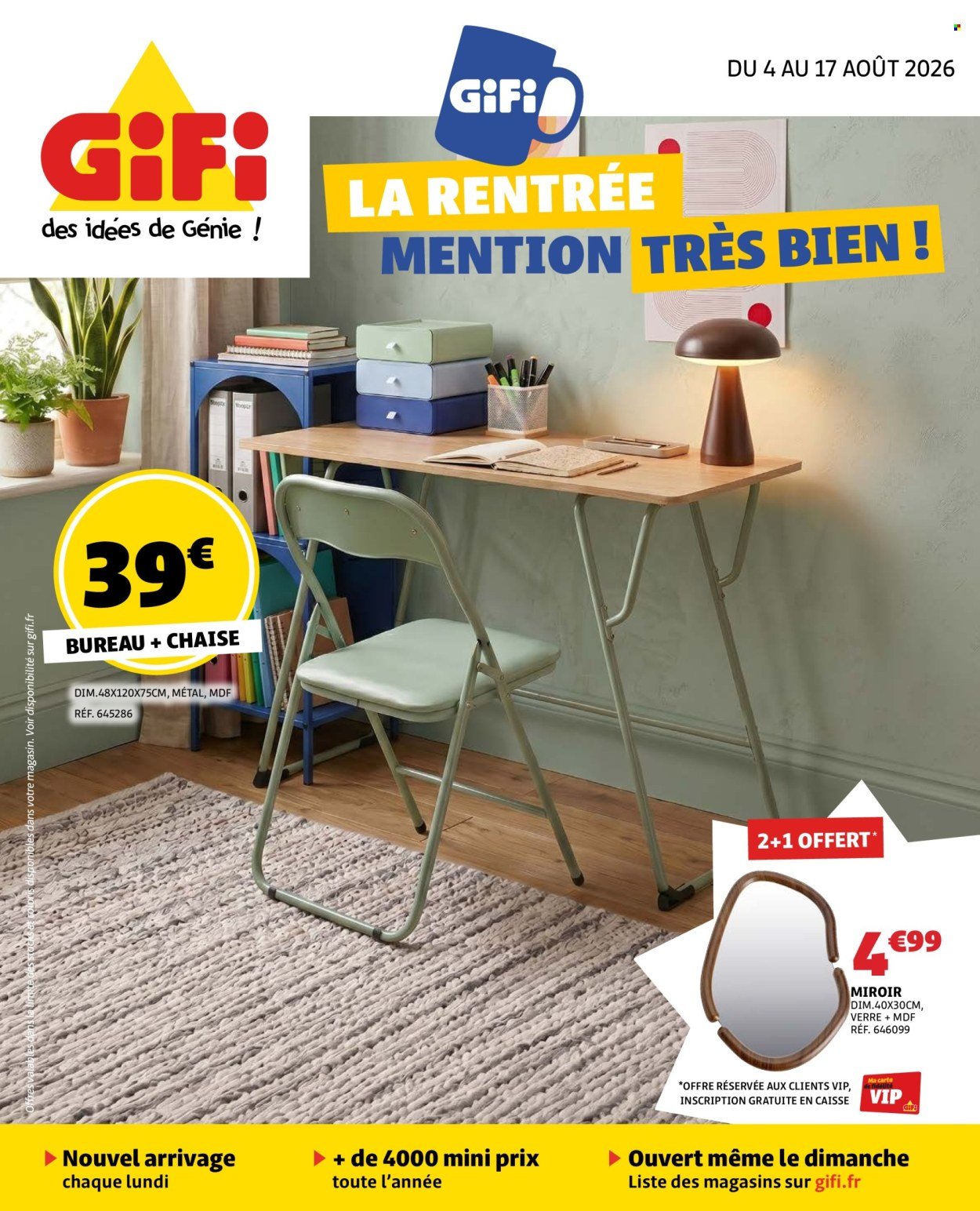 Catalogue GIFI - La rentrée mention très bien !