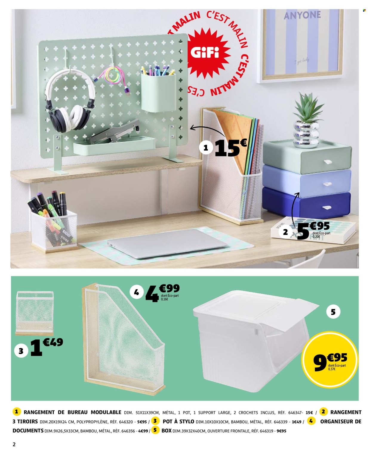 Catalogue GIFI - La rentrée mention très bien !