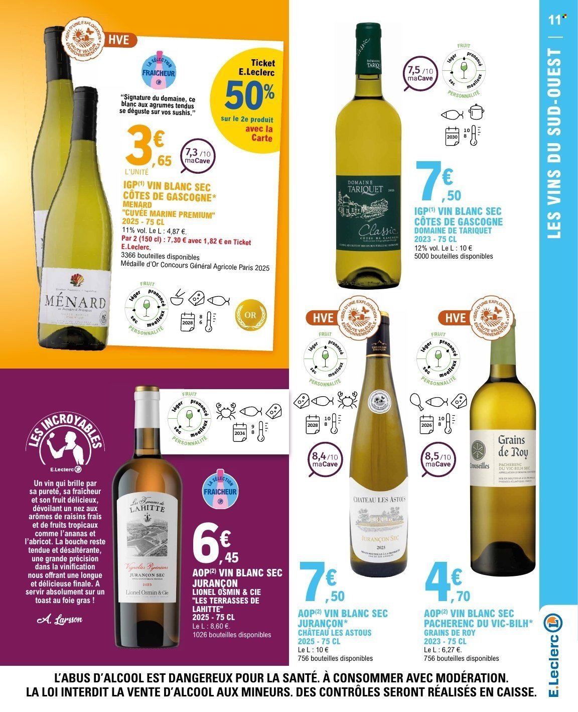 Catalogue E.LECLERC - FOIRE AUX VINS