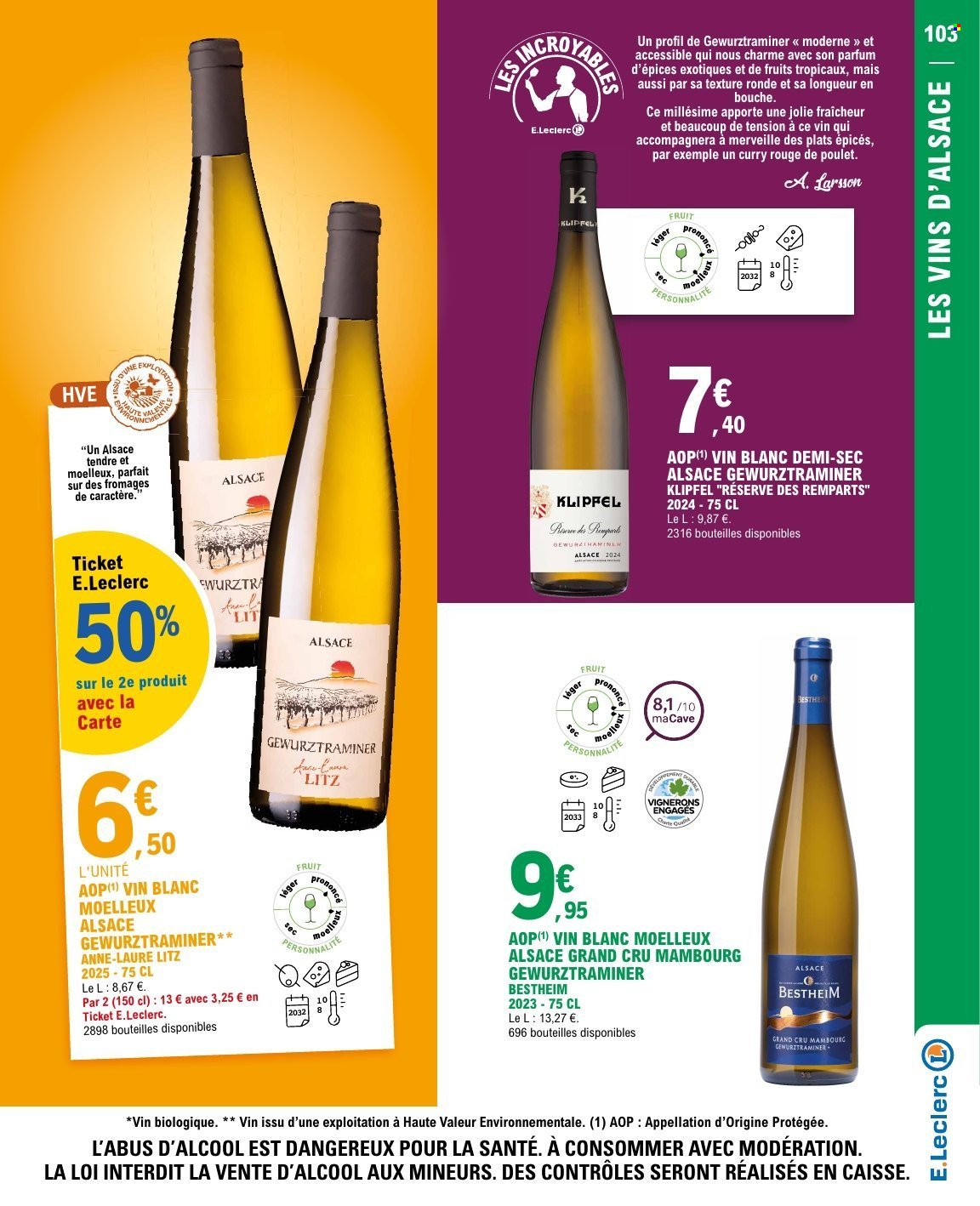 Catalogue E.LECLERC - FOIRE AUX VINS