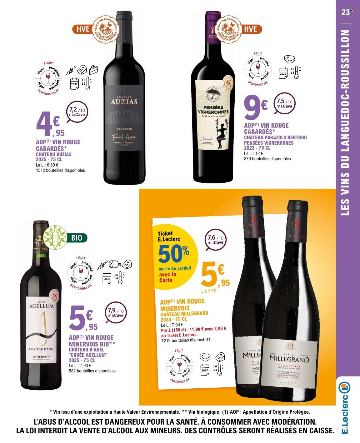 Catalogue E.LECLERC - FOIRE AUX VINS