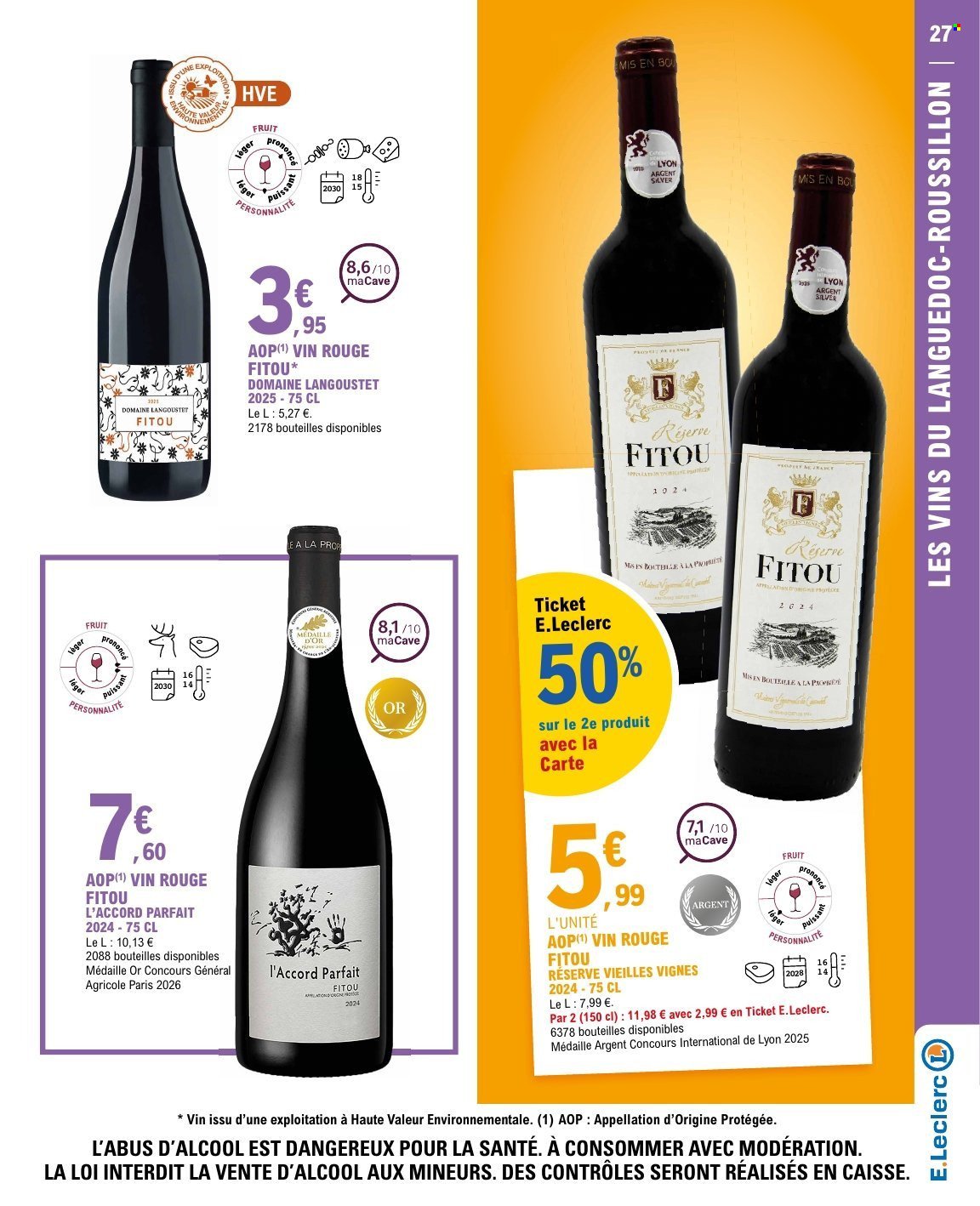 Catalogue E.LECLERC - FOIRE AUX VINS
