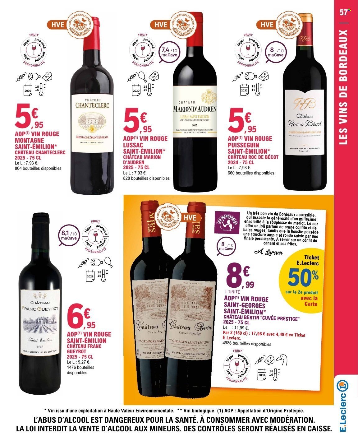 Catalogue E.LECLERC - FOIRE AUX VINS