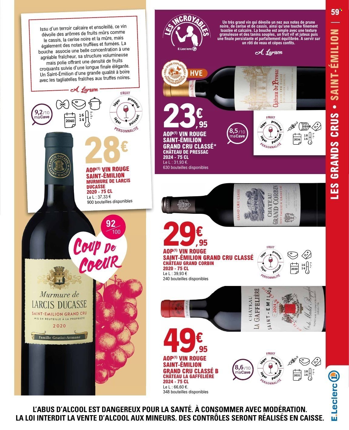 Catalogue E.LECLERC - FOIRE AUX VINS