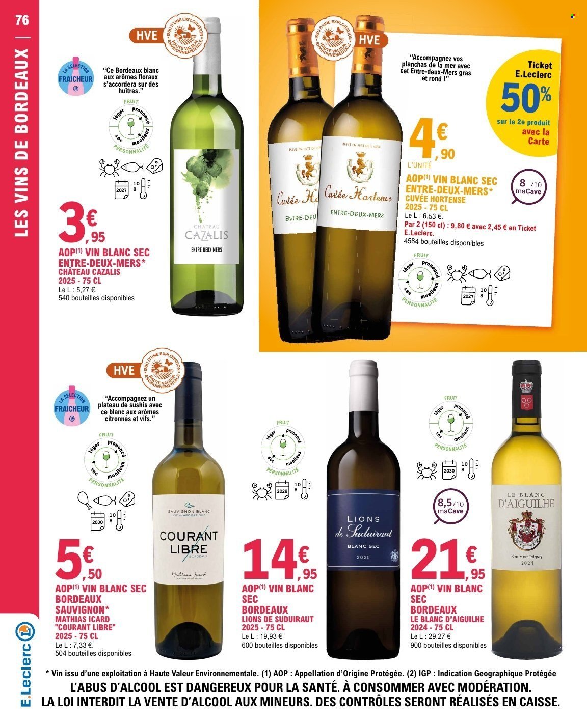 Catalogue E.LECLERC - FOIRE AUX VINS