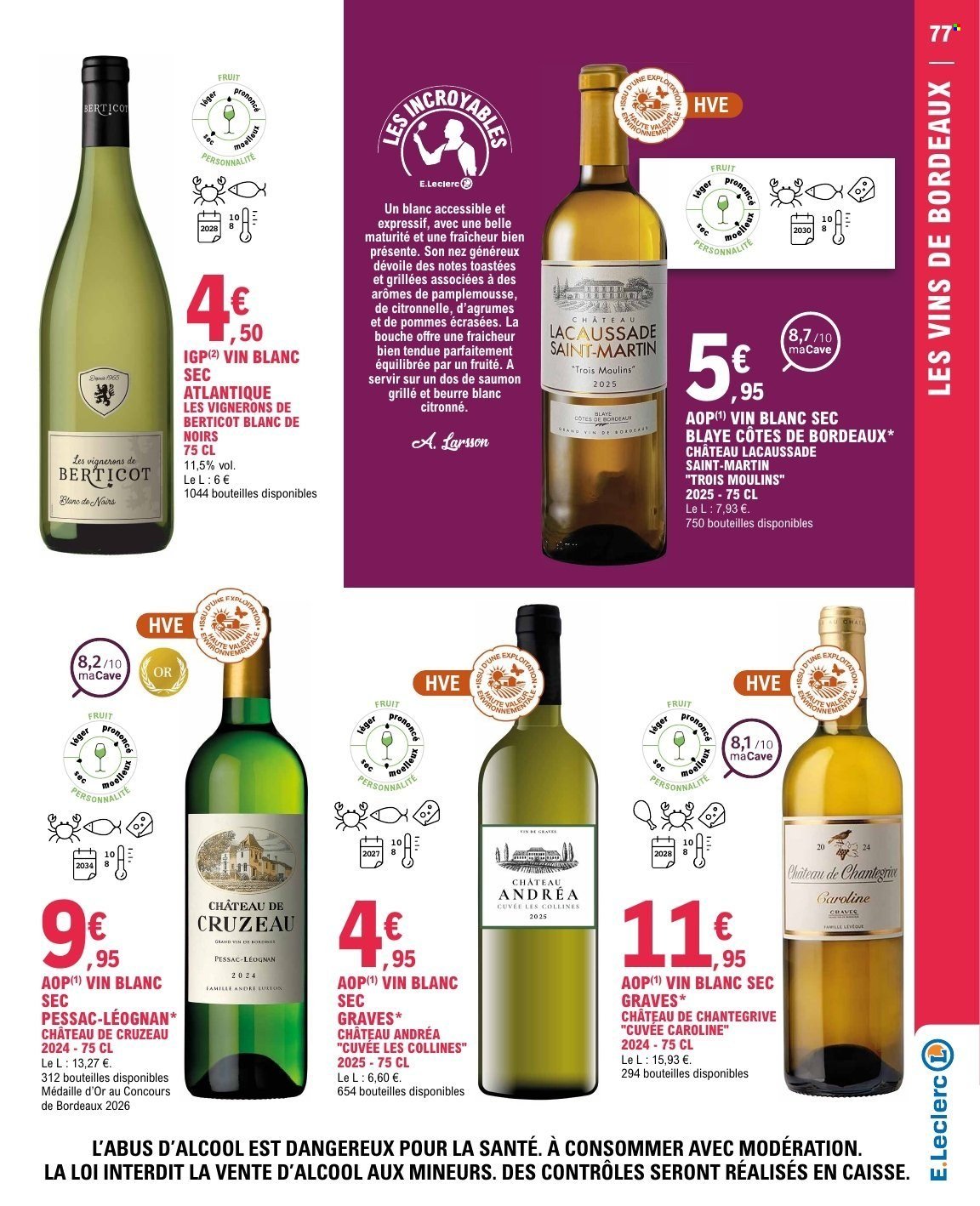 Catalogue E.LECLERC - FOIRE AUX VINS