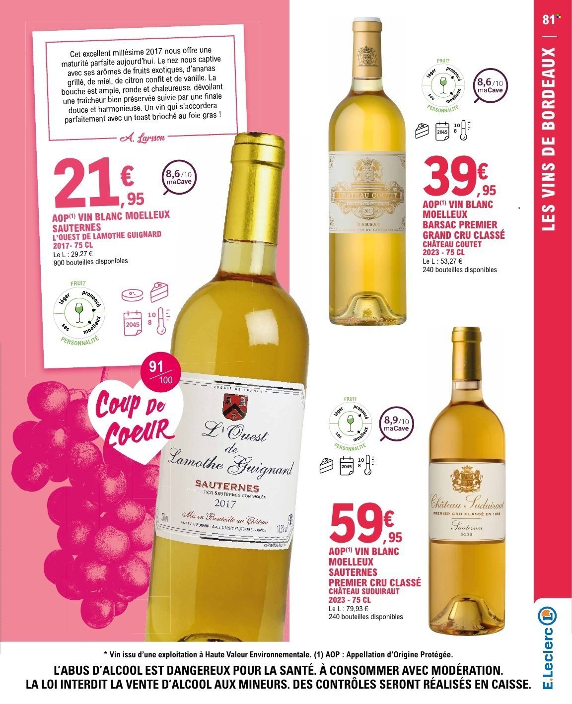 Catalogue E.LECLERC - FOIRE AUX VINS