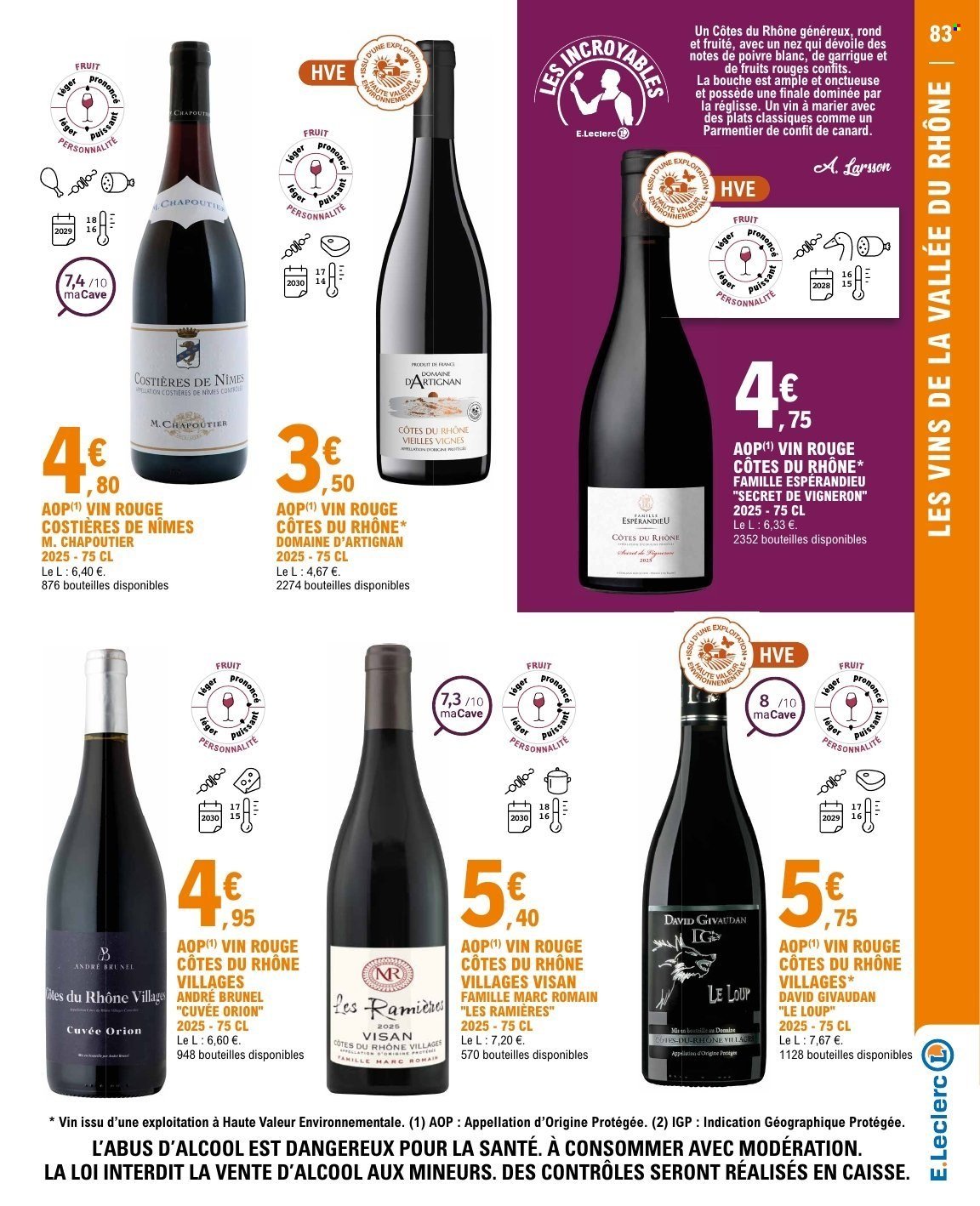 Catalogue E.LECLERC - FOIRE AUX VINS
